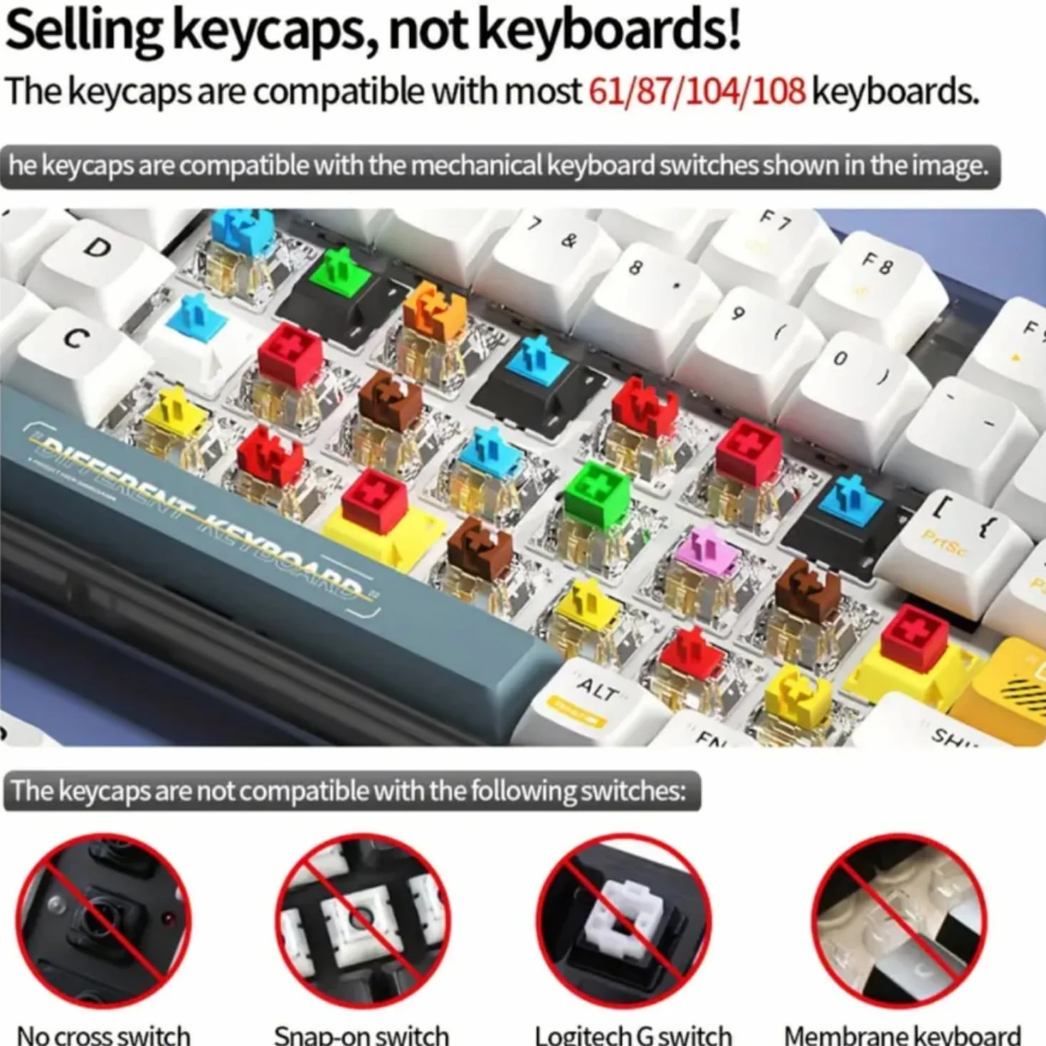 Valorant Jett Set di 29 Keycaps PBT ad alta densità OEM Profile Dye Sublimazione Layout Ideale per Creatori di Contenuti e Amanti di Esport