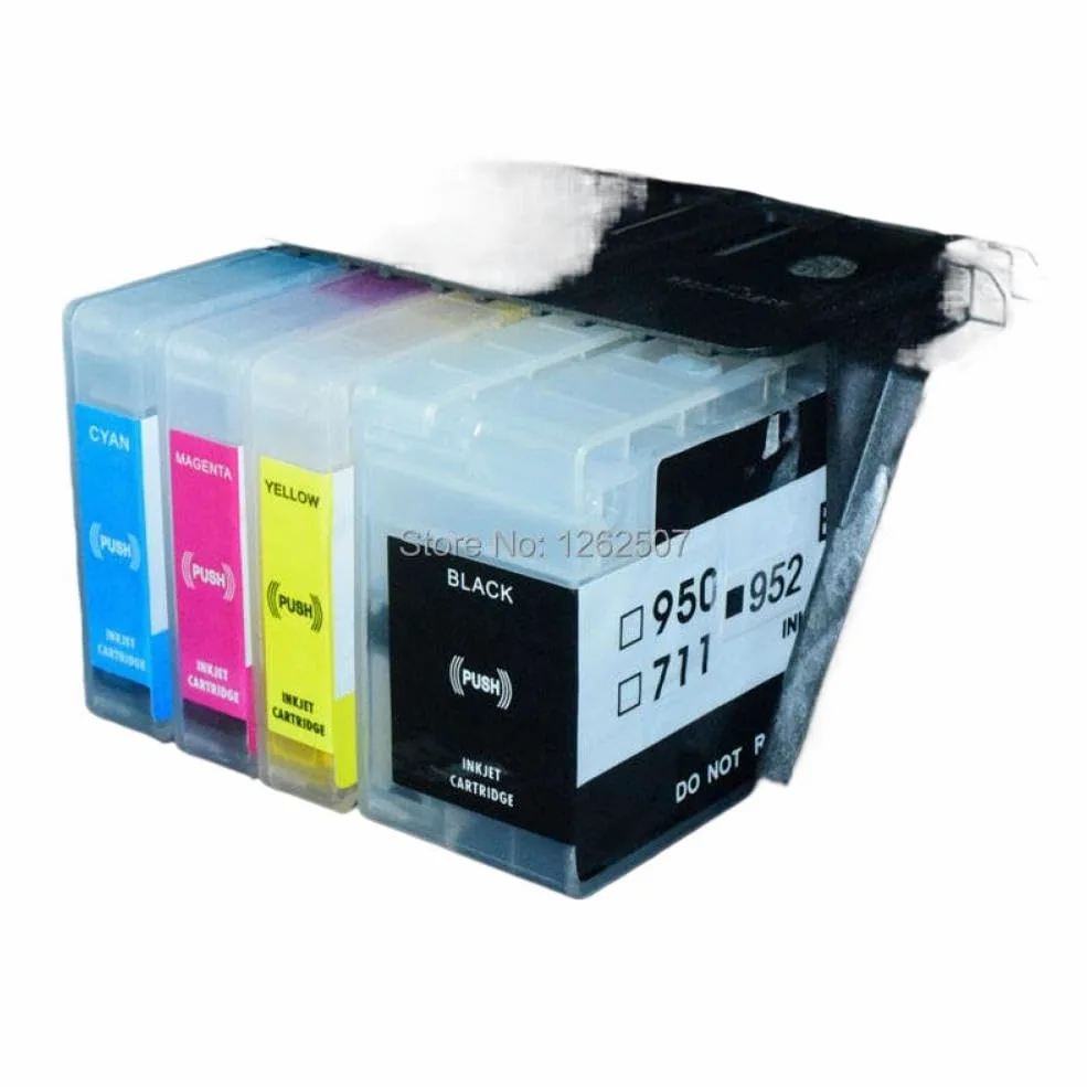 Cartuccia d'inchiostro ricaricabile compatibile con stampanti OfficeJet Pro 7720 7740 8210 8216 8710 8715 8720 8725 8730 8740 da utilizzare con i modelli 952 953 954 955XL 95U