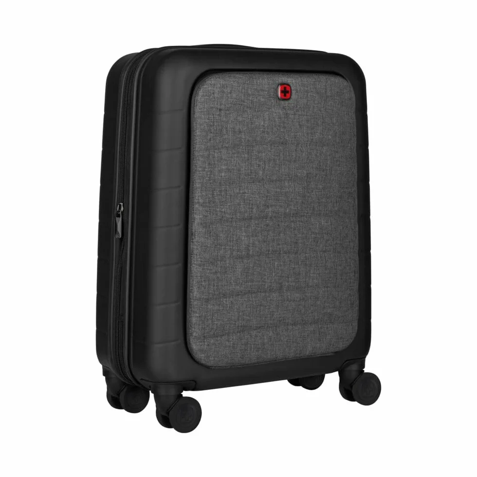 WENGER Trolley Syntry Bagaglio a Mano 36l 44l Struttura Rigida Nero Grigio Melange