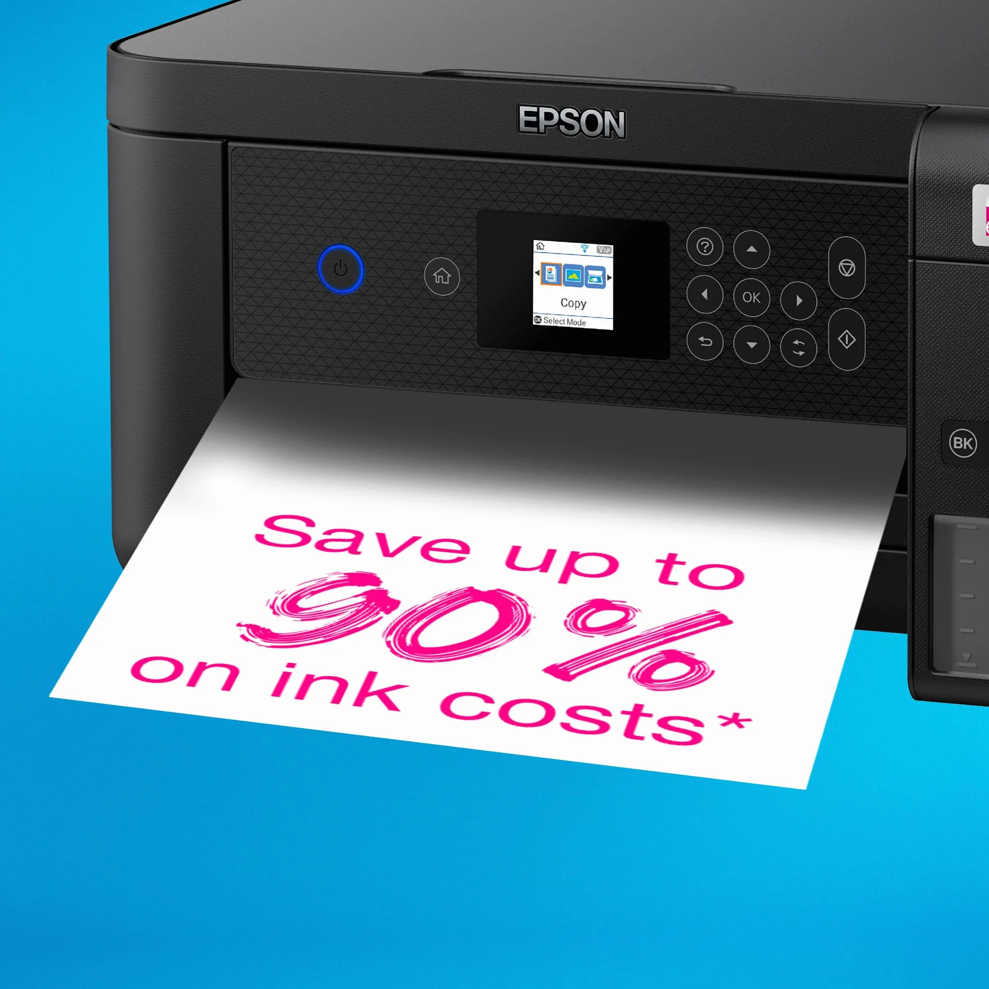 Epson EcoTank ET-2850 - Stampante multifunzione per serbatoi di inchiostro, Wi-Fi A4, con fino a 3 anni di inchiostro incluso