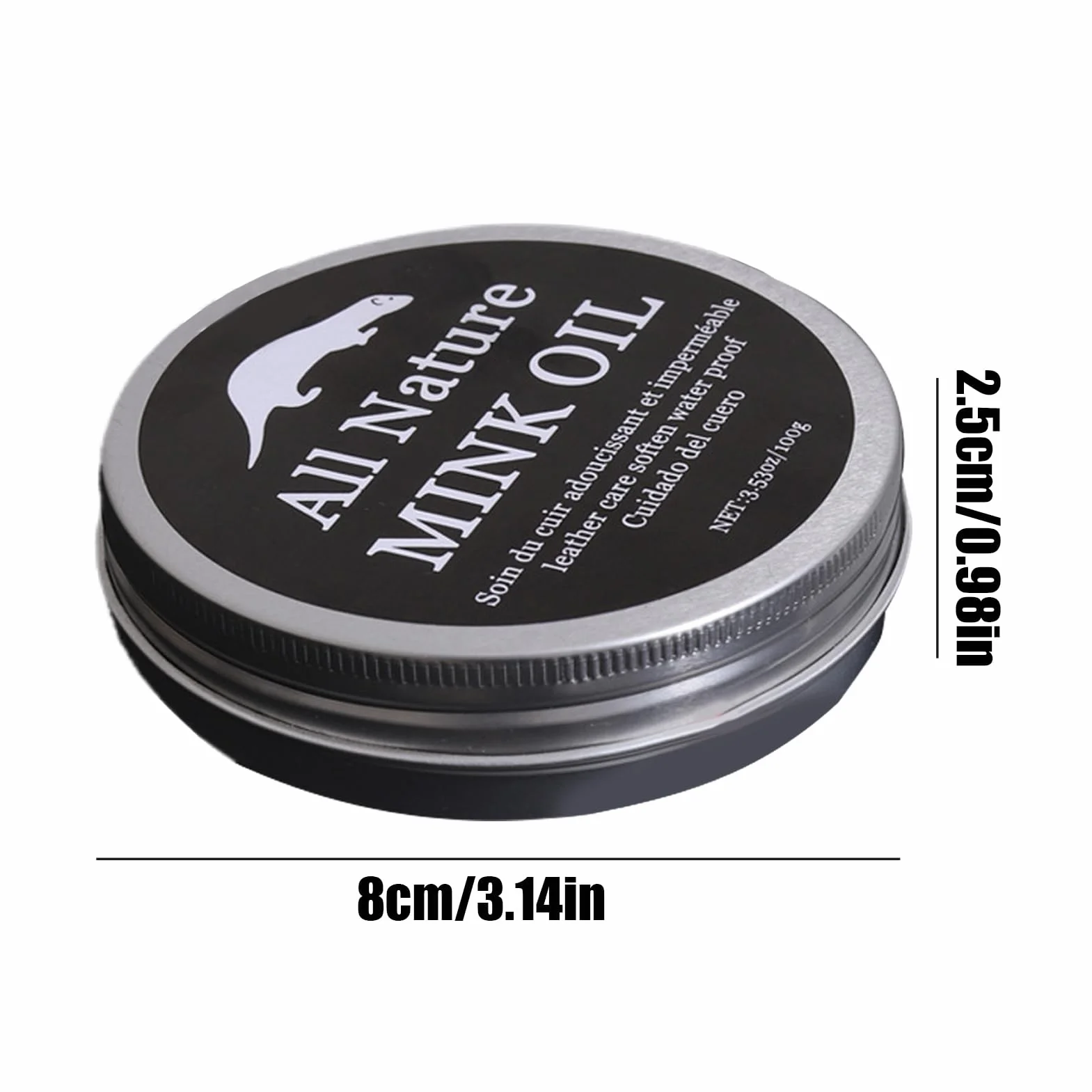 Crema Manutenzione Cuoio 100g Trattamento Pelle per Scarpe Borse Cinture