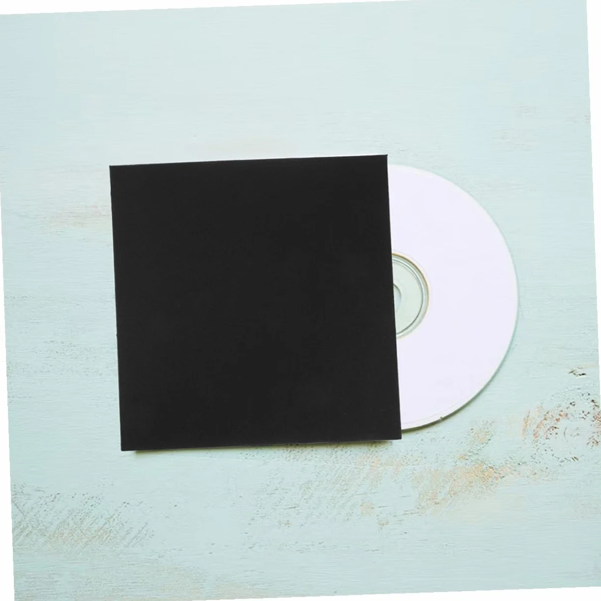 Cabilock Custodia per CD in Cartone Nero 12 Pezzi, Porta CD e Dvd Resistente Design Compatto, Organizer Multifunzionale per Biglietti di Nozze e Documenti, Protezione Sicura e Trasporto