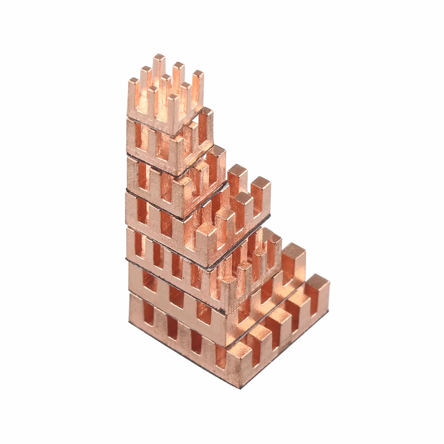 ZDE 20 Pezzi Dissipatore di Calore in Rame Puro con Forte Conduttività Termica Compatibile con Raspberry Pi/Orange Pi/Rock Pi/Tinker Board/PCB Board CPU Chip
