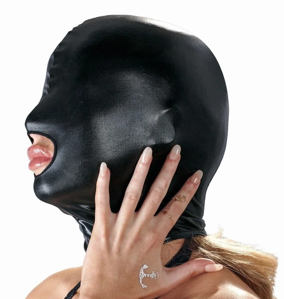 Bad Kitty Head Mask Maschera elastica con foro per bocca