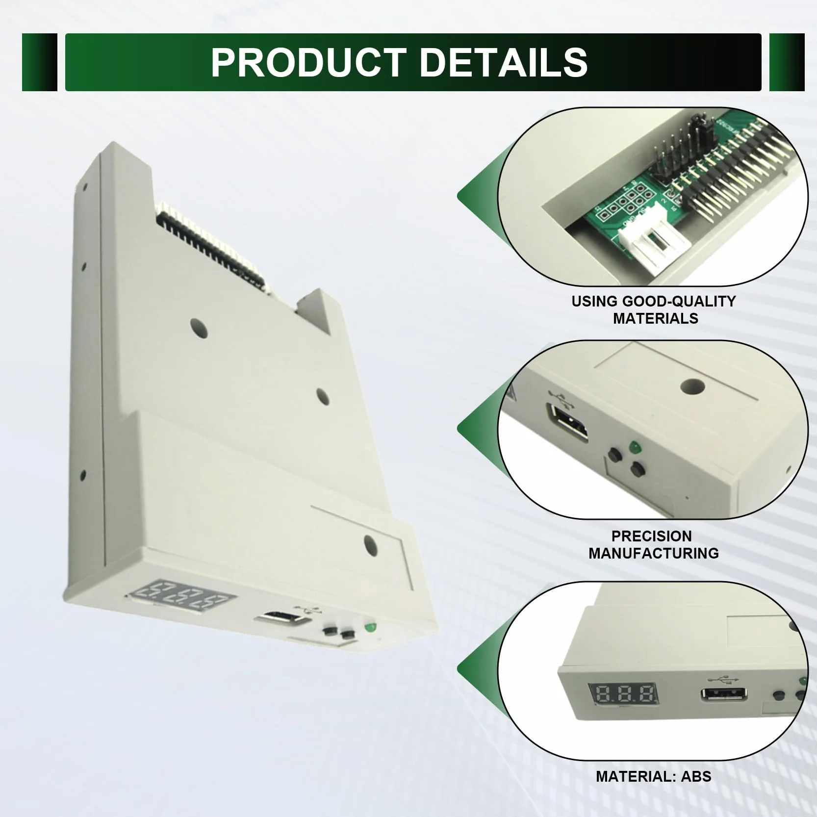 SFR1M44 U100 USB Floppy Drive Emulatore ABS Macchina per Industria