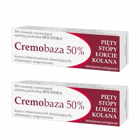 Cremobaza crema 50% urea contro calli e cornee, senza profumo 30 g x 2