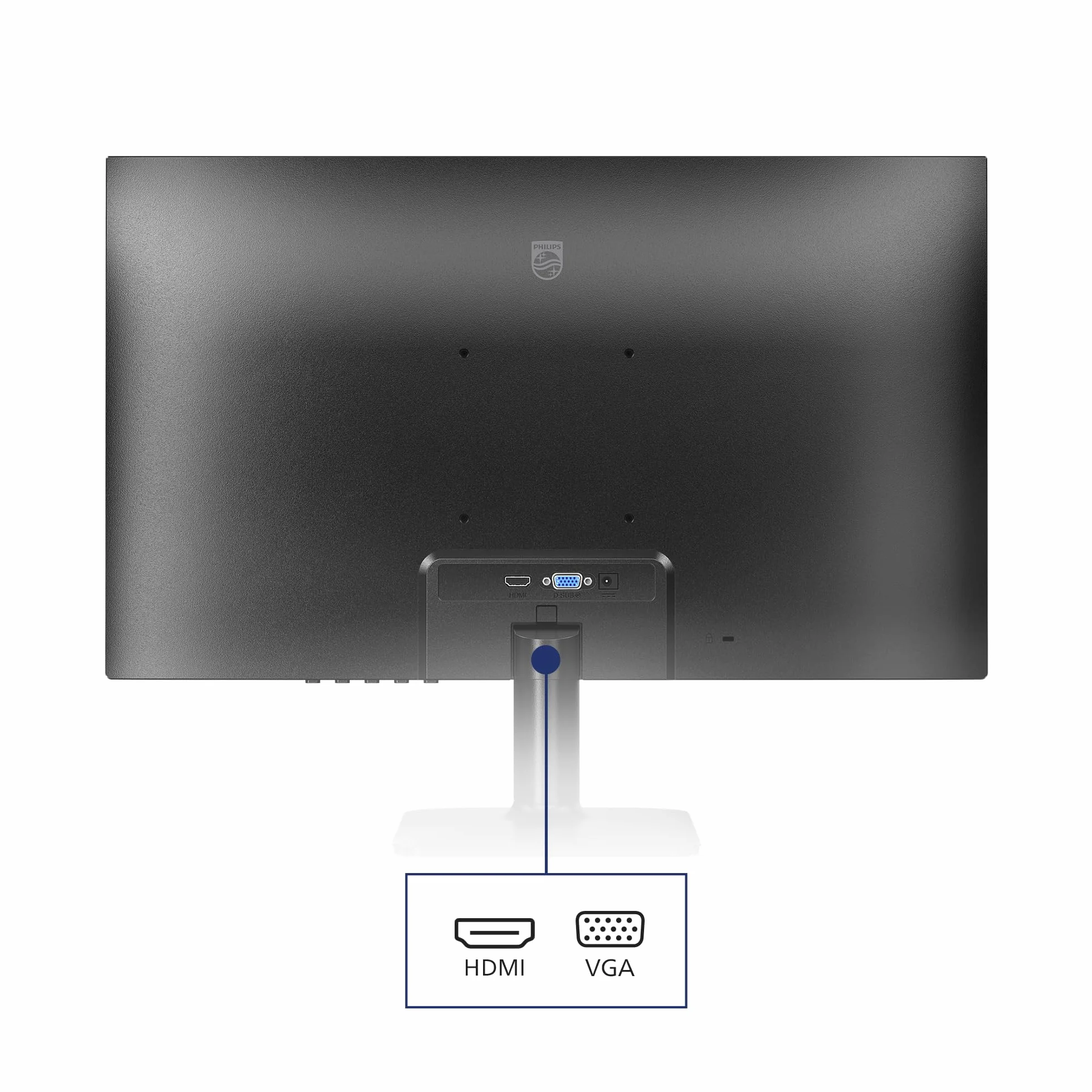 Philips 24E2N1110 - Monitor Full HD da 24 pollici, 120 Hz, sincronizzazione adattiva. (1920x1080, 1x D-Sub, 1x HDMI 1.4) nero