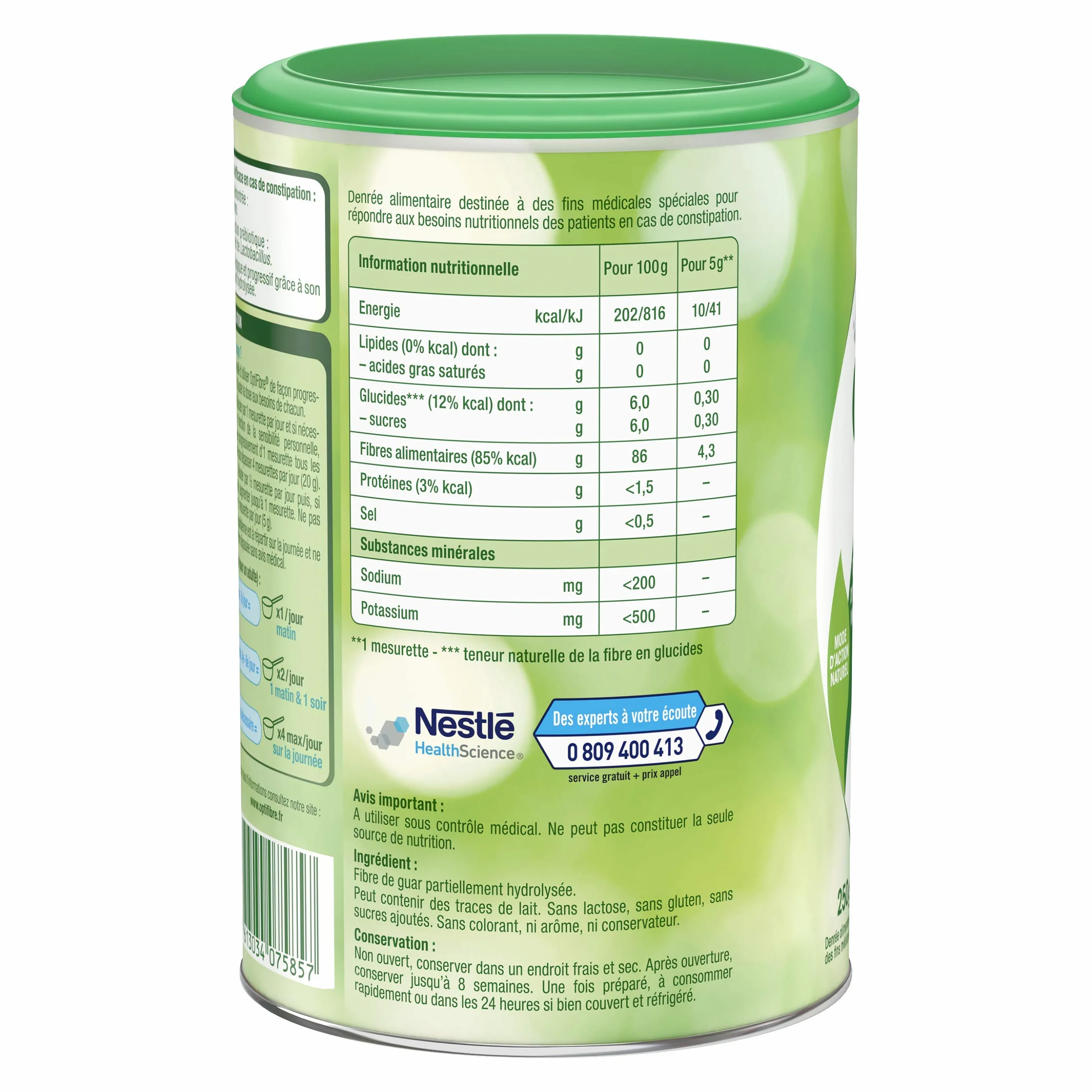 Nestlé OptiFibre 250 g