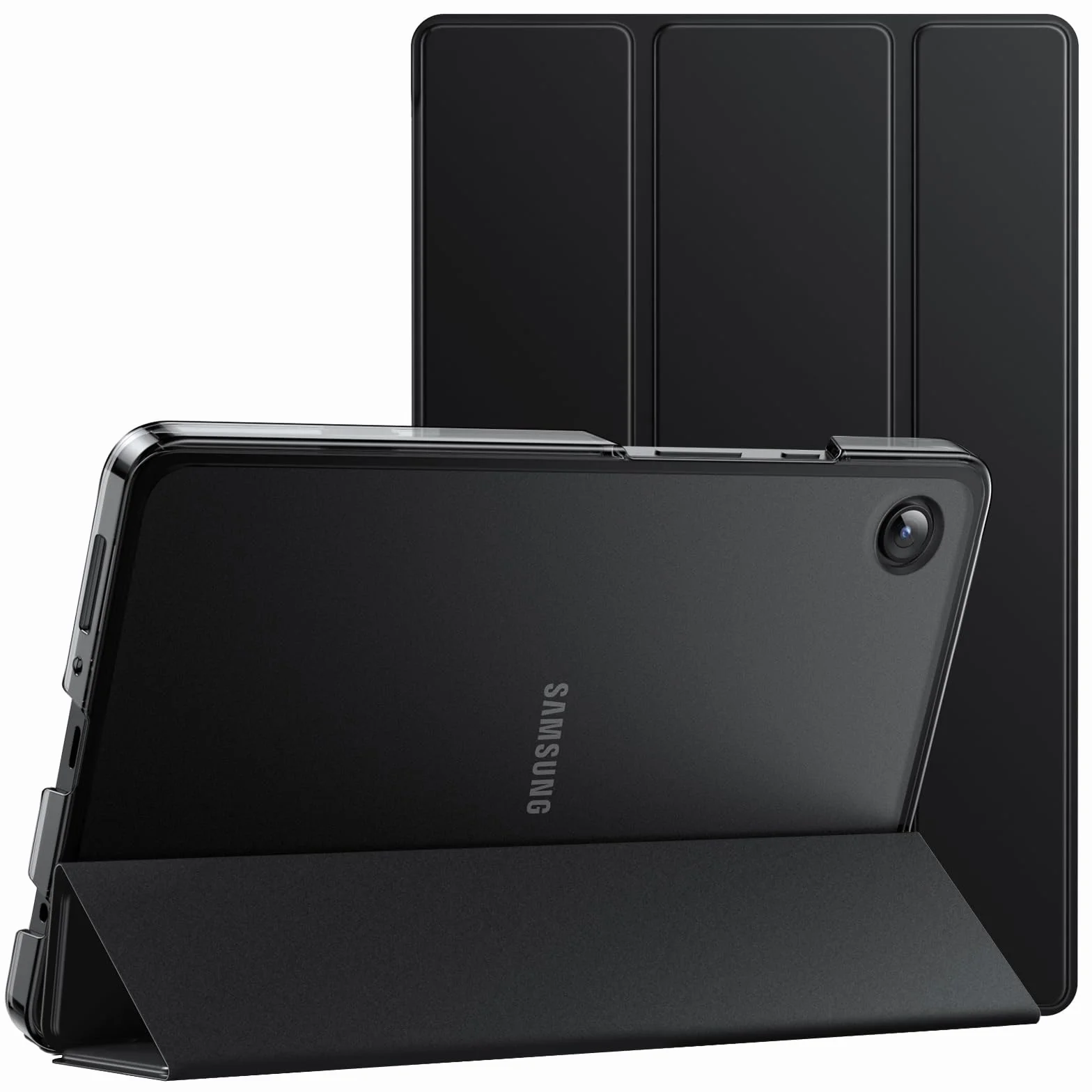 JETech Custodia Samsung Galaxy Tab A11 Tab A9 8,7 Pollici 2025/2023 Trifold Folio Supporto Protettiva Tablet Cover Nero
