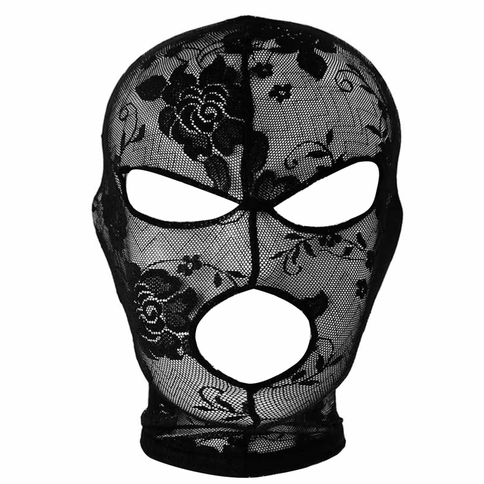 Moda Copricapo Regolabile Pizzo Copertura Viso Per Adulti Halloween Costume
