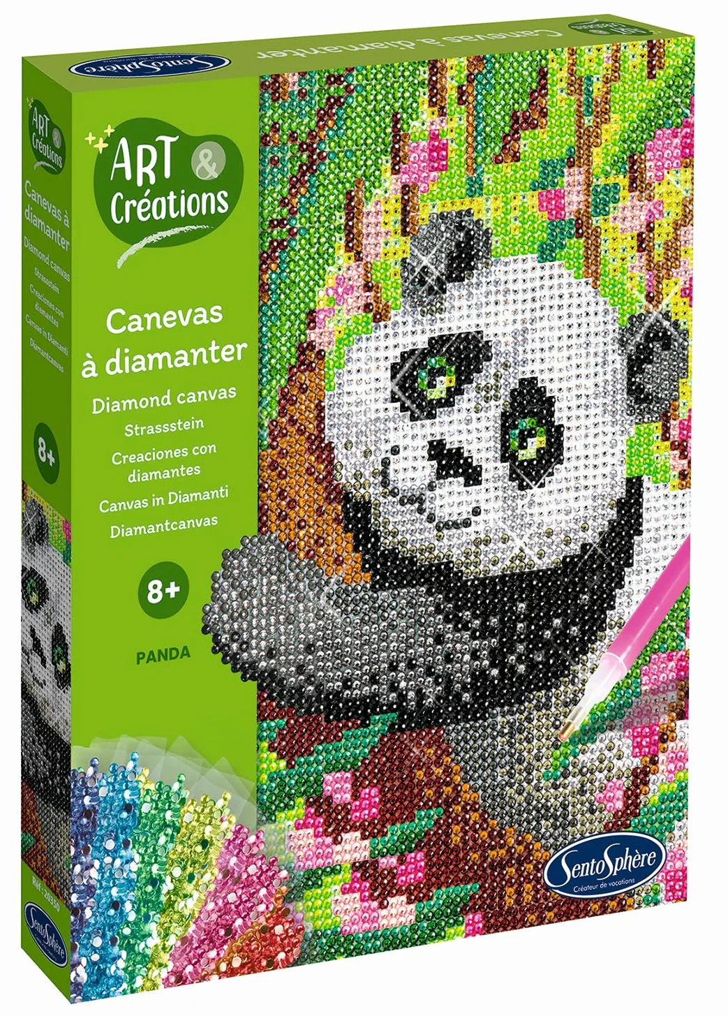 Sentosphere Strasssteinbild Panda