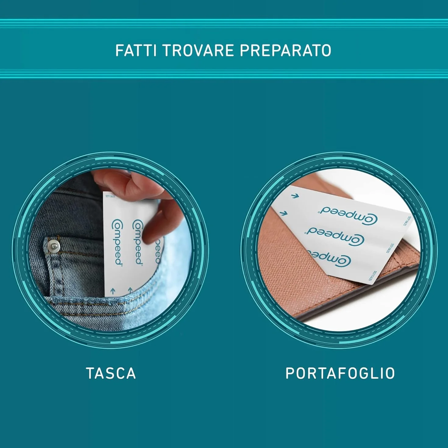 COMPEED Cerotti per vesciche a lunga durata resistenti all'acqua 9 pezzi