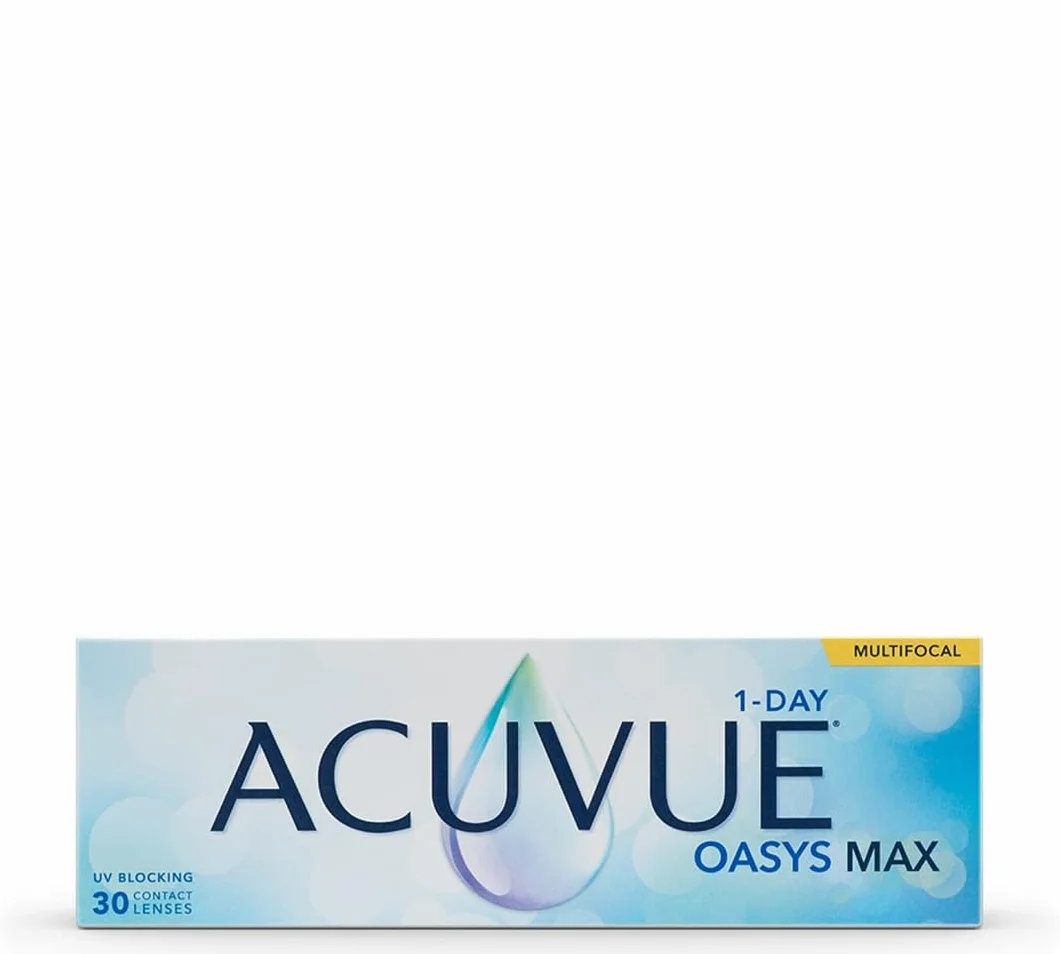 ACUVUE OASYS MAX 1-Day Multifocal Lenti a Contatto -2.25 BC 8.4 DIA 14.30 ADD Medium 30 lenti