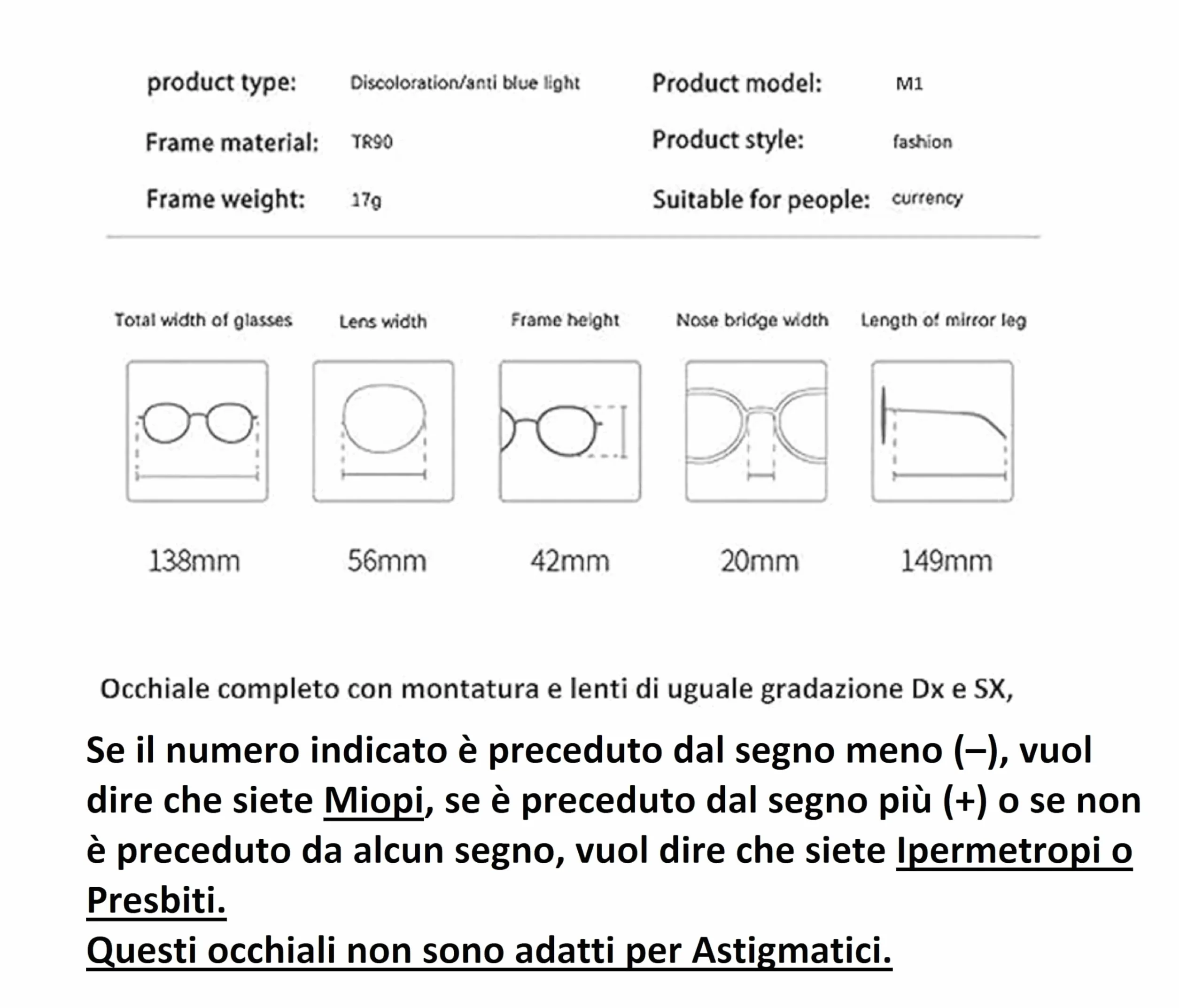 Okulary Fotocromatyczne Anti Blu UV400 M1 -3,5 Elastyczne Silikonowe Ultra Lekkie
