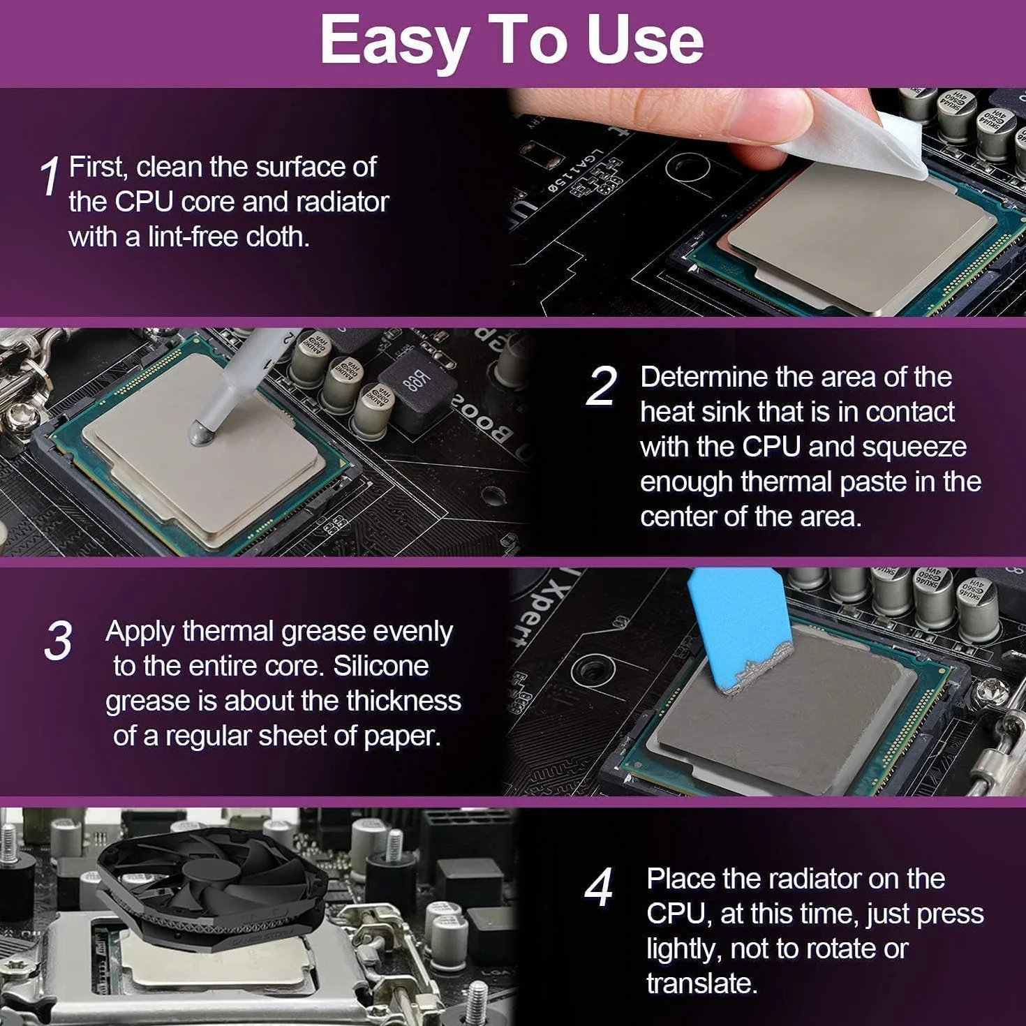 Pasta Termica CPU HY700 3.14W/mK 50g per PC GPU Processore