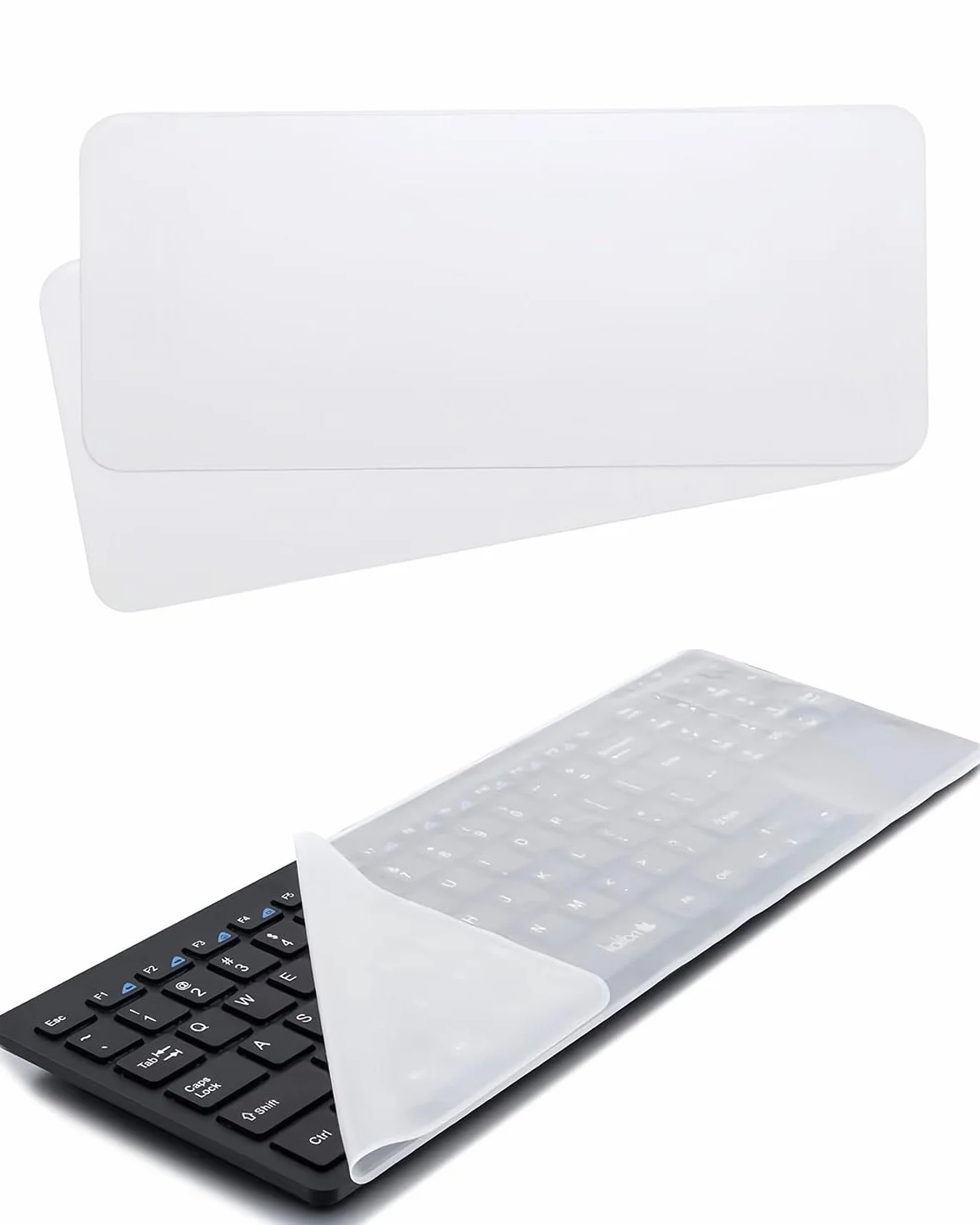 Copri Tastiera - 3 PCS Protezione Universale in Silicone per Tastiera di Computer Desktop