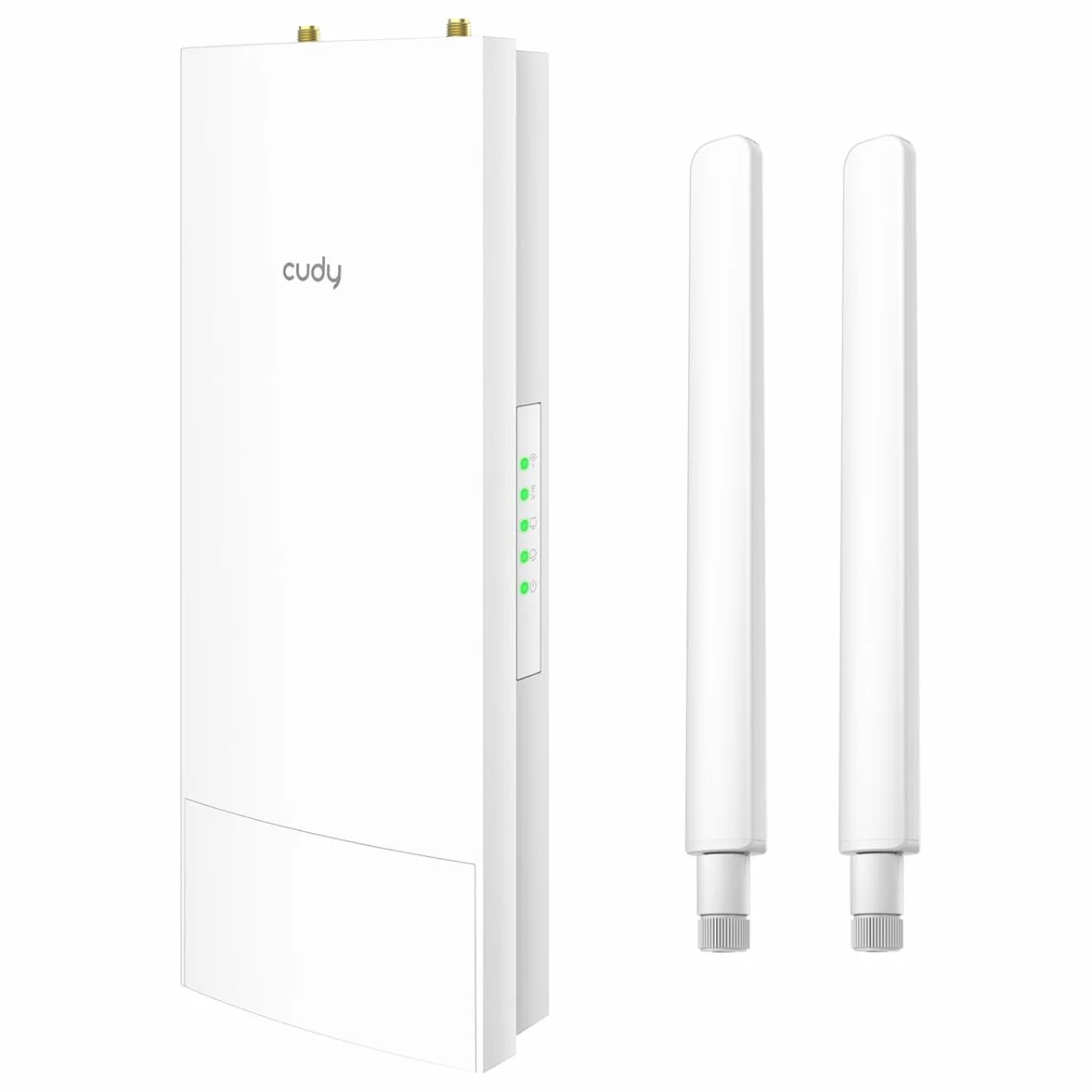 Cudy Punto di accesso WiFi da esterno AC1200, AP wireless Dual-Band impermeabile IP65, lunga portata, alimentazione PoE, montaggio a parete/palo, Beamforming, MU-MIMO, AP1200 Outdoor