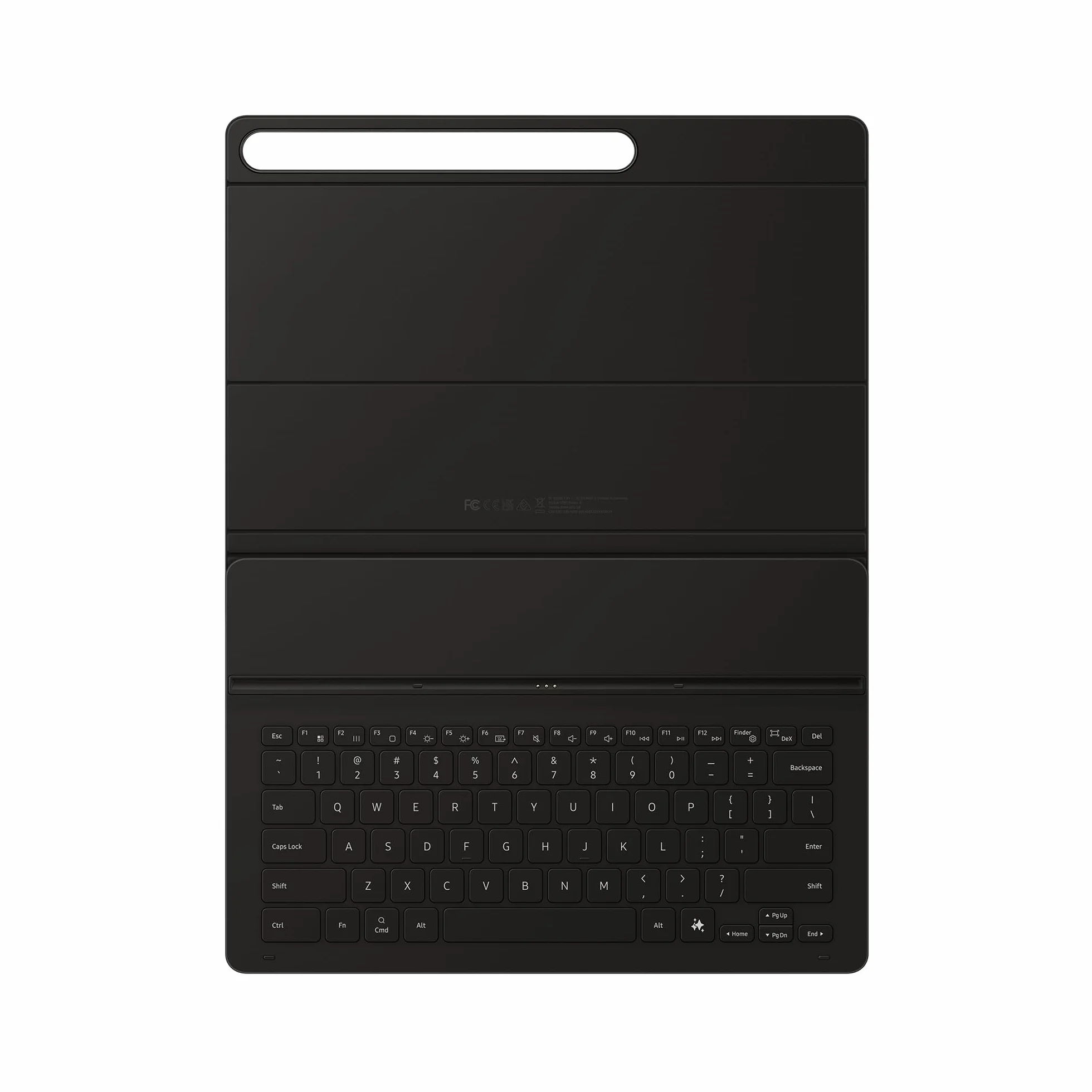 Samsung Book Cover Keyboard Slim Custodia per tablet con tastiera per Galaxy Tab S10 FE+, Nero