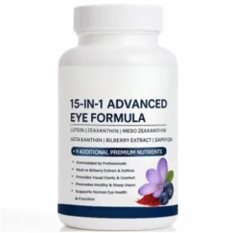 Formula avanzata occhi 15 in 1 con carotenoidi e luteina - Supporto visione concentrazione - vitamine occhi