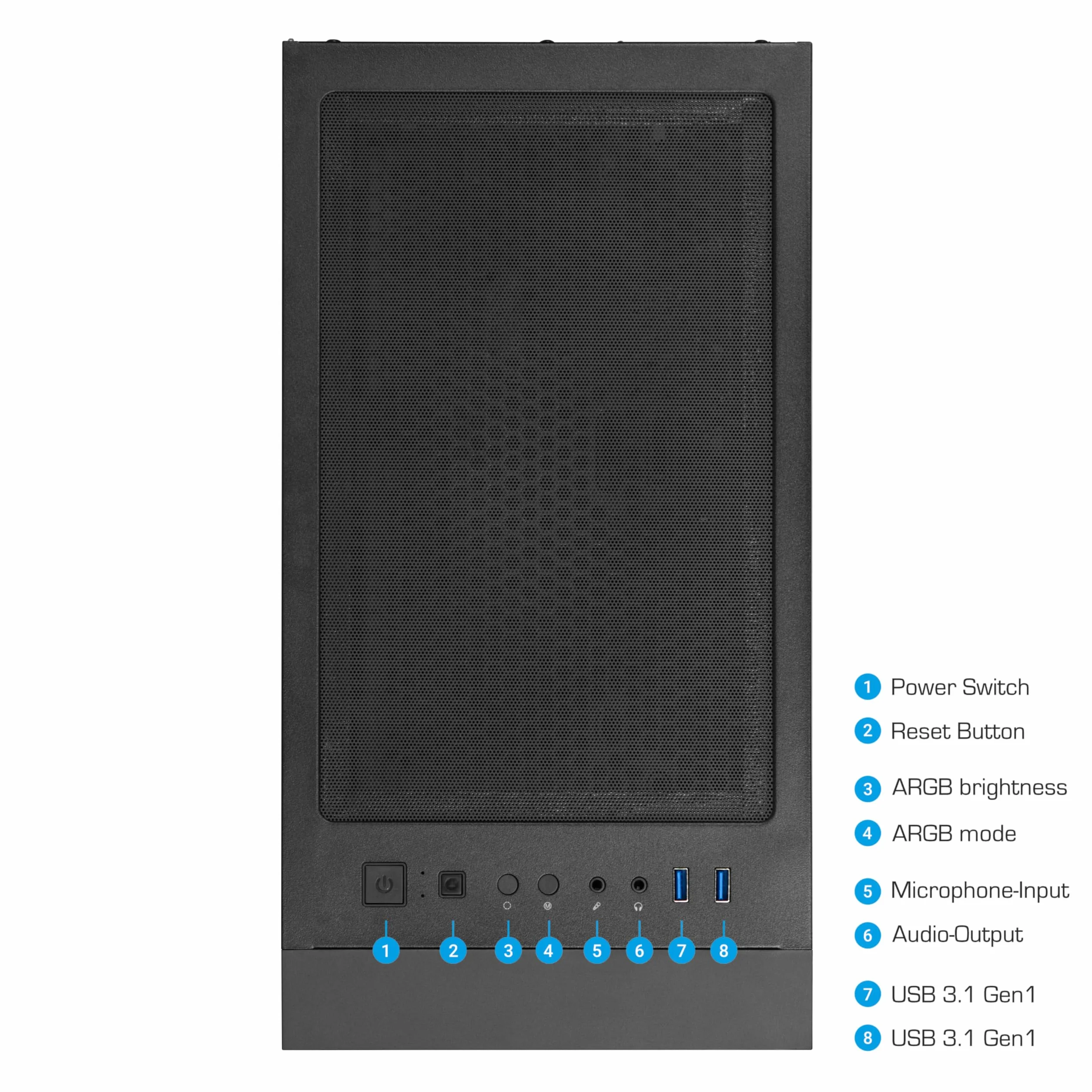 Ankermann Phantom Gaming V3 AMD Ryzen 5 5500 Nvidia GeForce RTX 3050 6GB 16GB RAM 1TB NVMe SSD Windows 11 WiFi