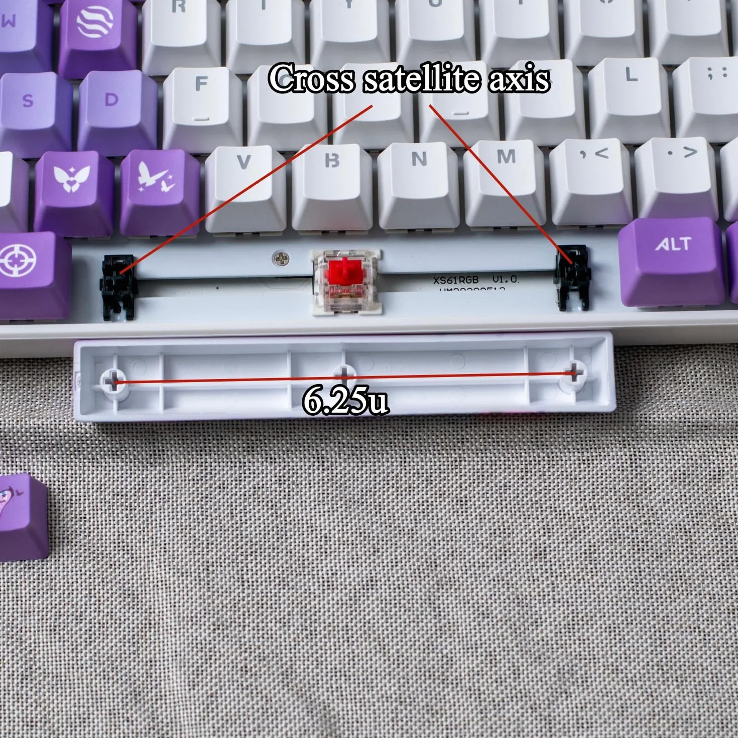 Valorant Jett Set di 29 Keycaps PBT ad alta densità OEM Profile Dye Sublimazione Layout Ideale per Creatori di Contenuti e Amanti di Esport