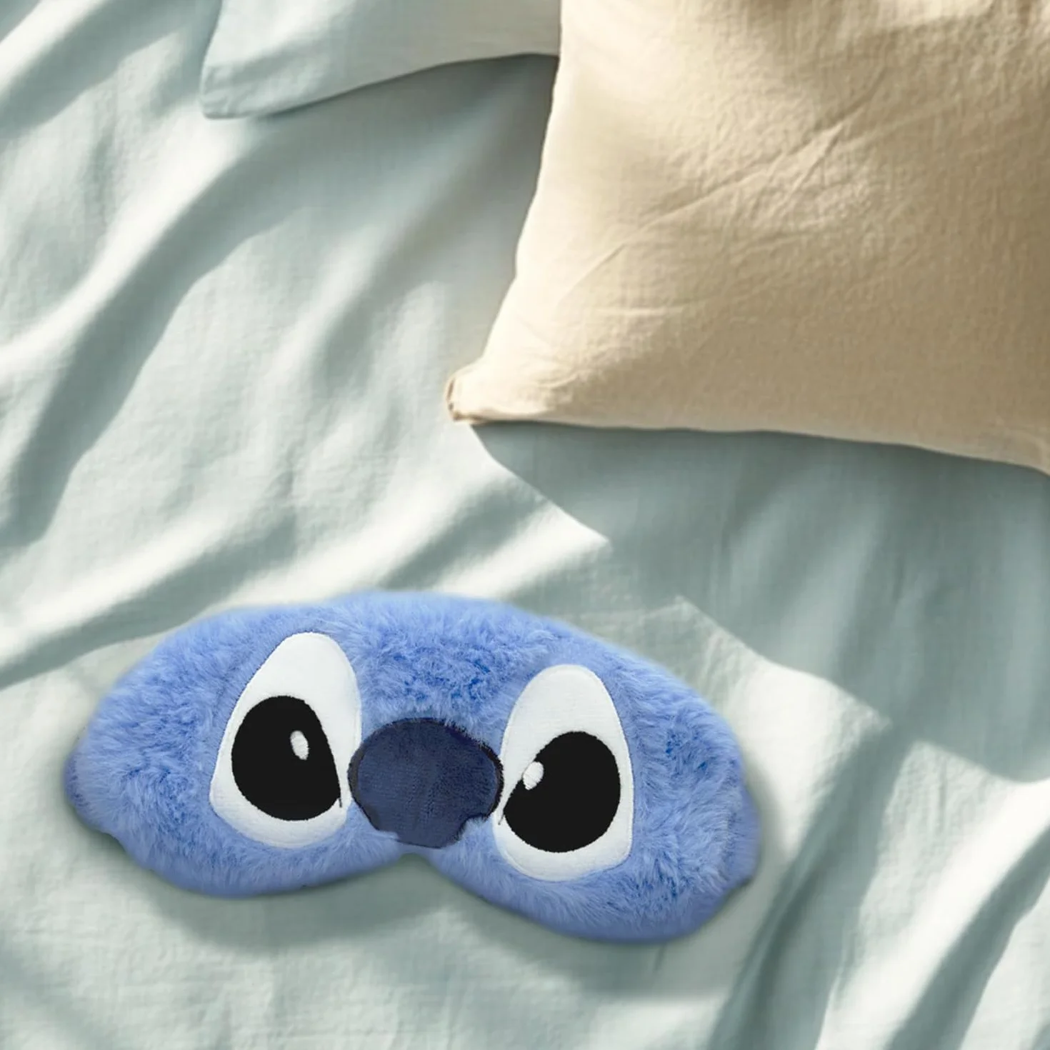 Disney Maschera per Dormire Stitch Ultra Morbida Tessuto Traspirante Lavabile Prodotto Ufficiale