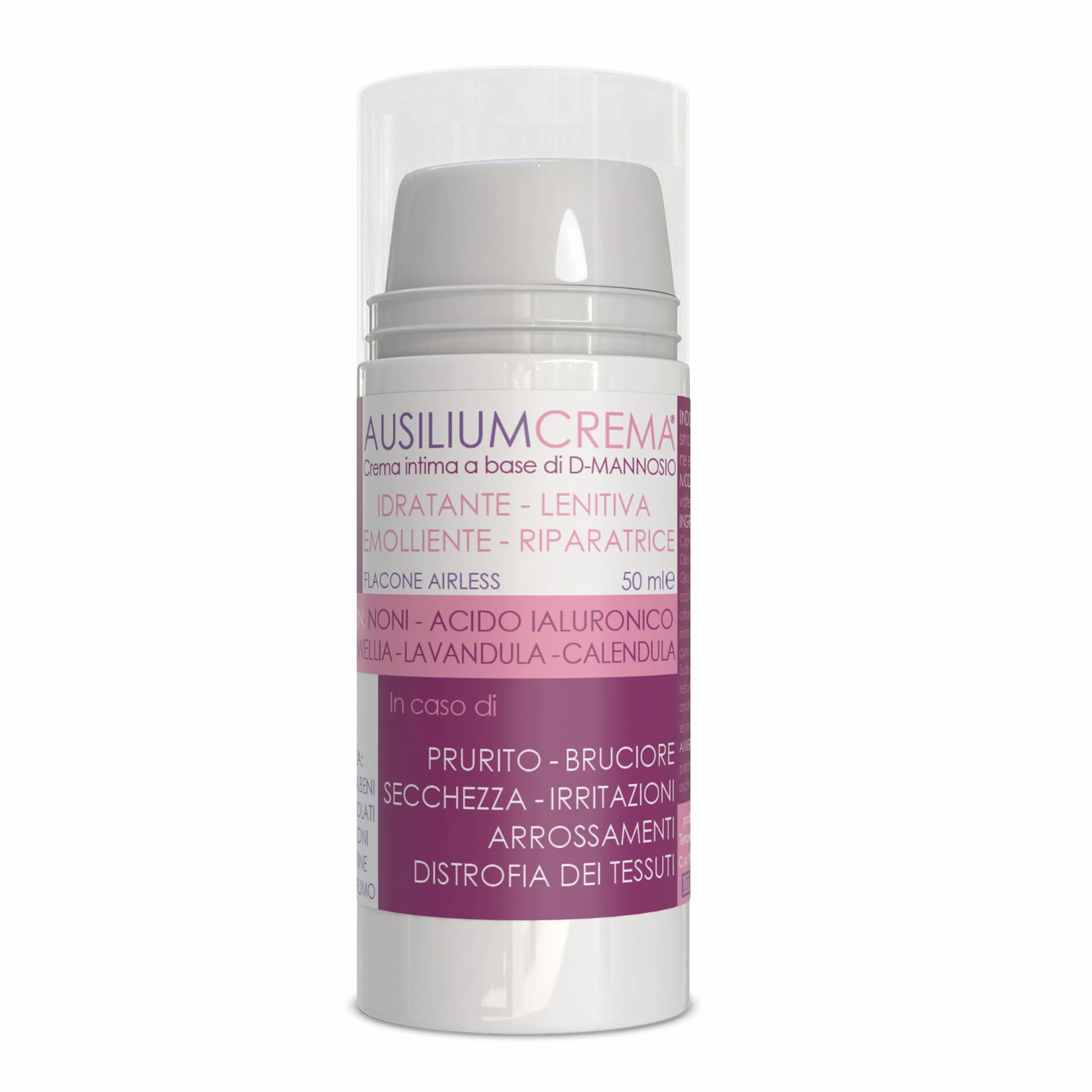 Deakos Ausilium Crema 50ml - Crema per Cistite e Benessere Intimo - Con D-Mannosio e Acido Ialuronico