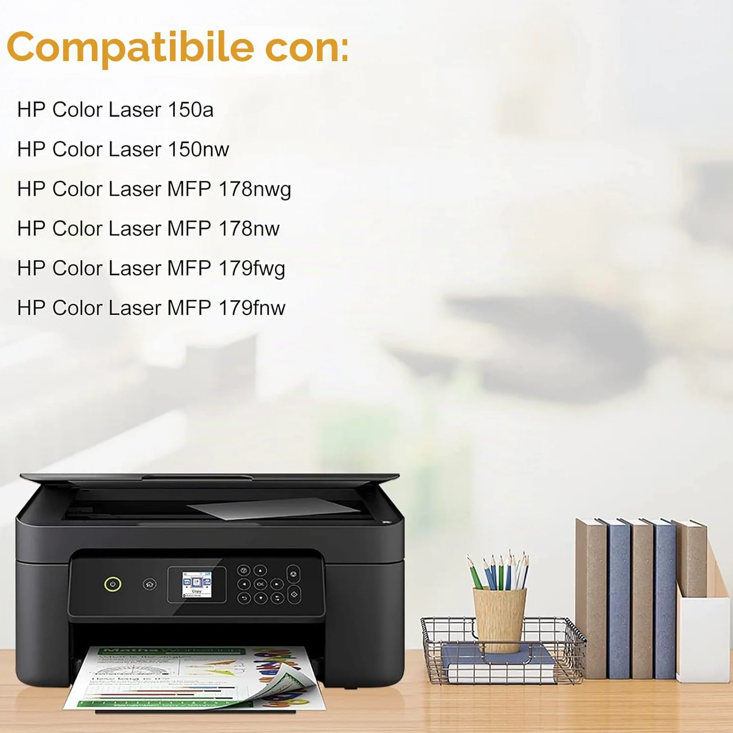 LeciRoba Unità tamburo 120A W1120A per stampante laser a colori HP MFP 178nwg 178nw 179fwg 179fnw laser a colori 150nw 150a (confezione da 1)
