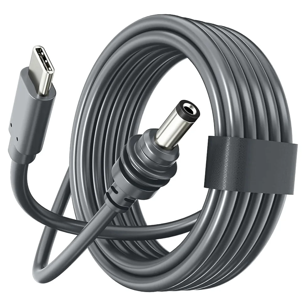 Cavo Ricarica Esterno Impermeabile per Starlink per mini Cavo(20meter) | 100W uscita massima, chip per pd, ricarica rapida, compatibile power bank, uso esterno