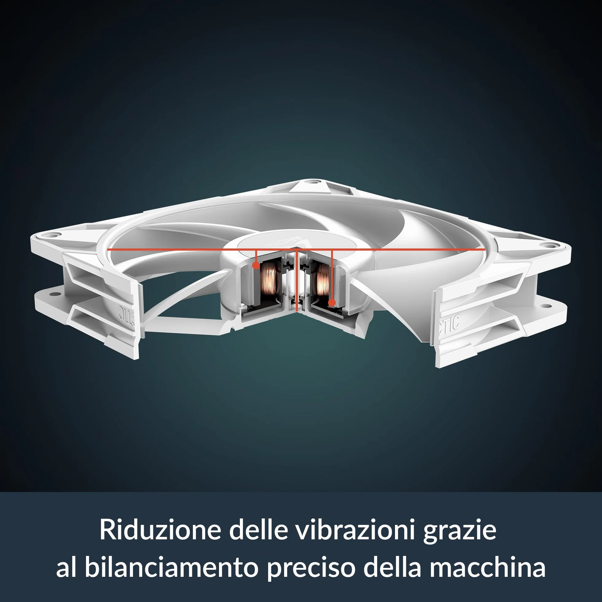ARCTIC P14 Pro A-RGB White 3 Pezzi