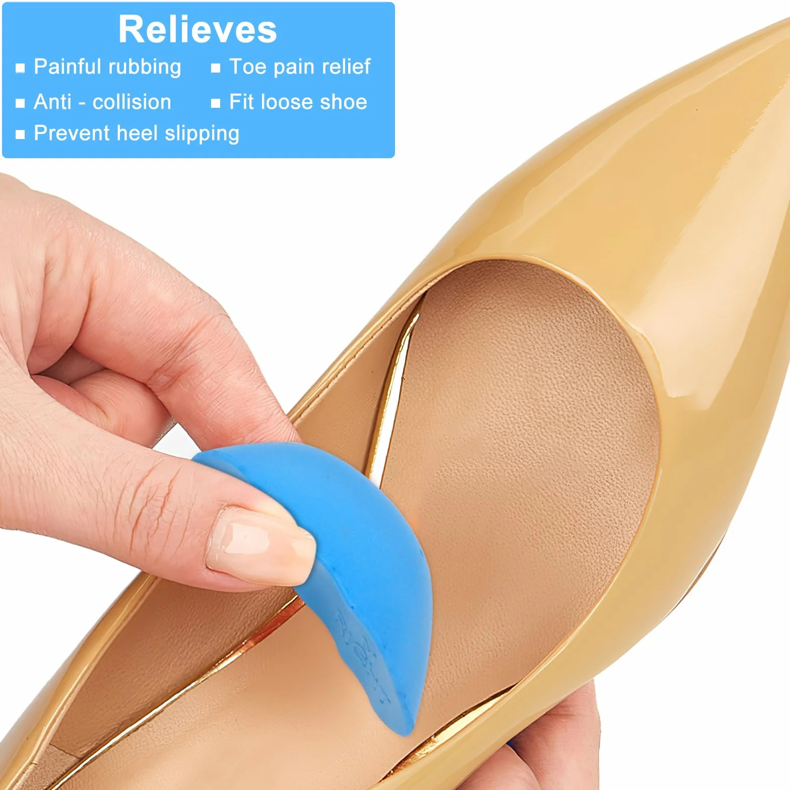 HENGBIRD Inserti per Scarpe Troppo Grandi, Solette Regolabili Antiscivolo Lavabili, Riduttori Invisibili in Schiuma per Donna Uomo