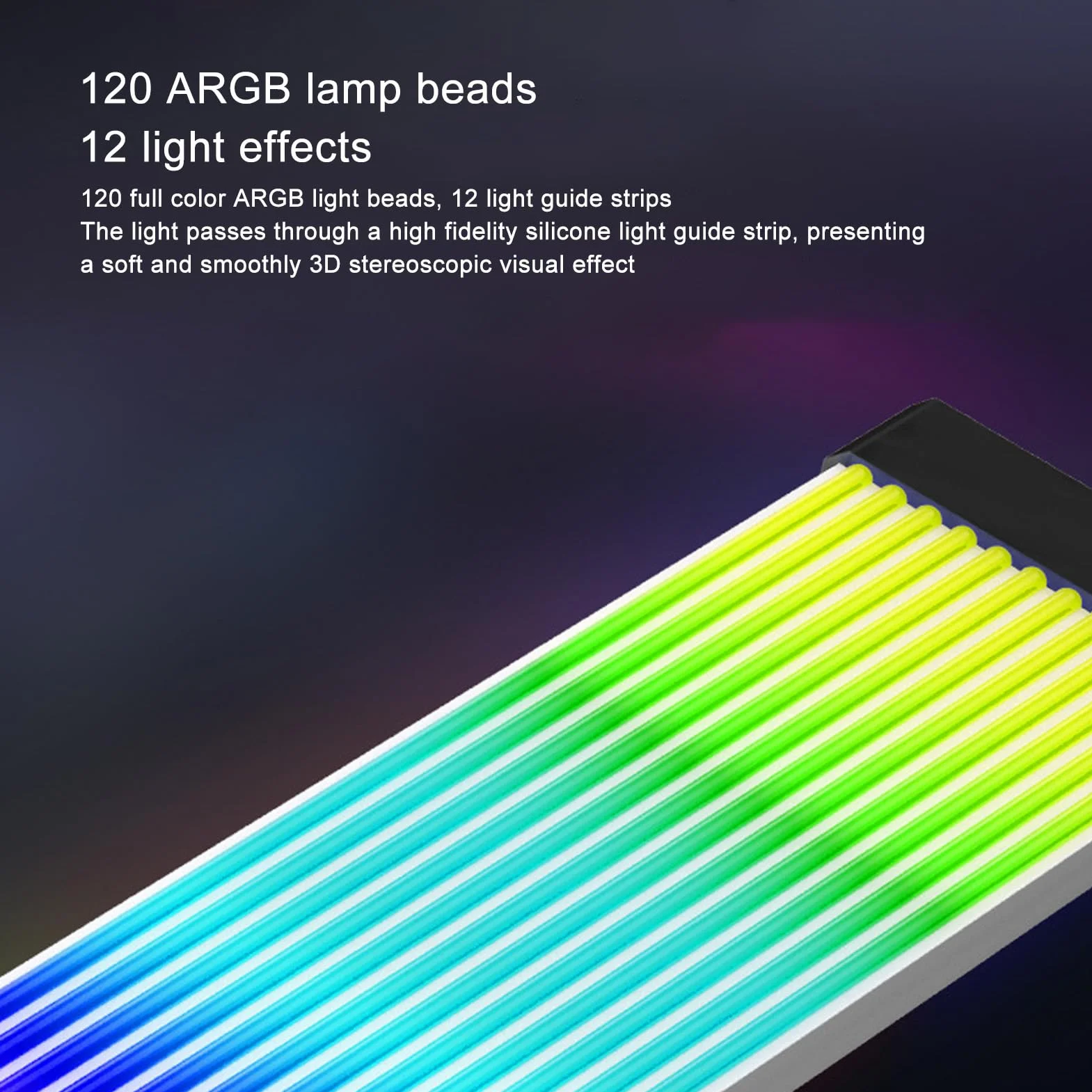Cavo di Prolunga di Alimentazione RGB, Cavo di Alimentazione della Scheda Madre ARGB, Cavo PSU Sincronizzato da 5 V a 3 Pin con Tubo in Silicone Morbido (X12 Wide (per cavo a 24