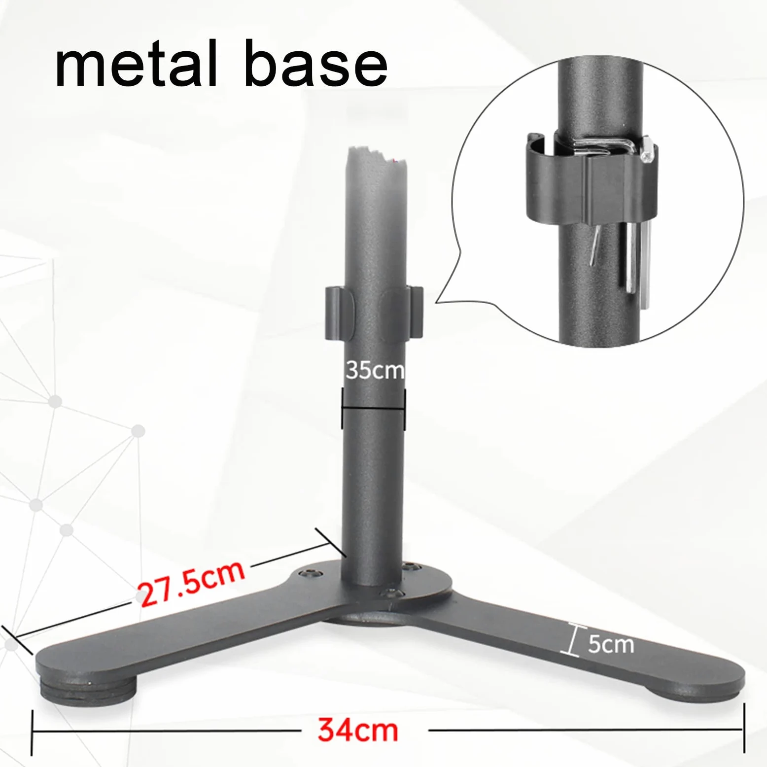 Supporto Doppio per Monitor, Robusto Supporto da Scrivania Completamente Regolabile per Schermi da 12 A 24 Pollici, Supporta 2 Schermi Fino A 10 Kg/22 Libbre Ciascuno