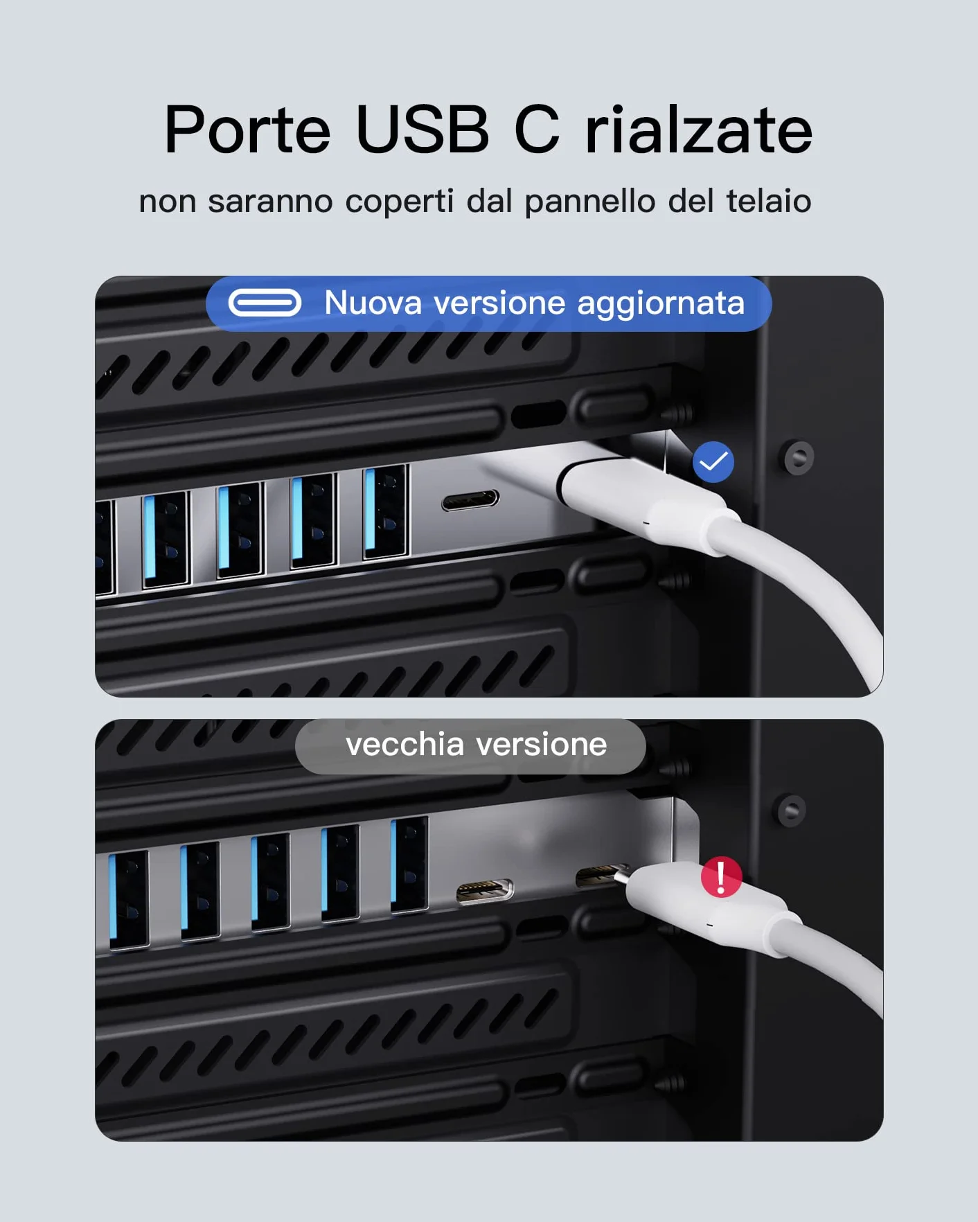 Inateck Scheda PCIe to USB 3.2 Gen 2, Ricarica USB C PD, 2 Porte USB C e 6 Porte USB A con Larghezza di Banda Totale di 16 Gbps, KU8212
