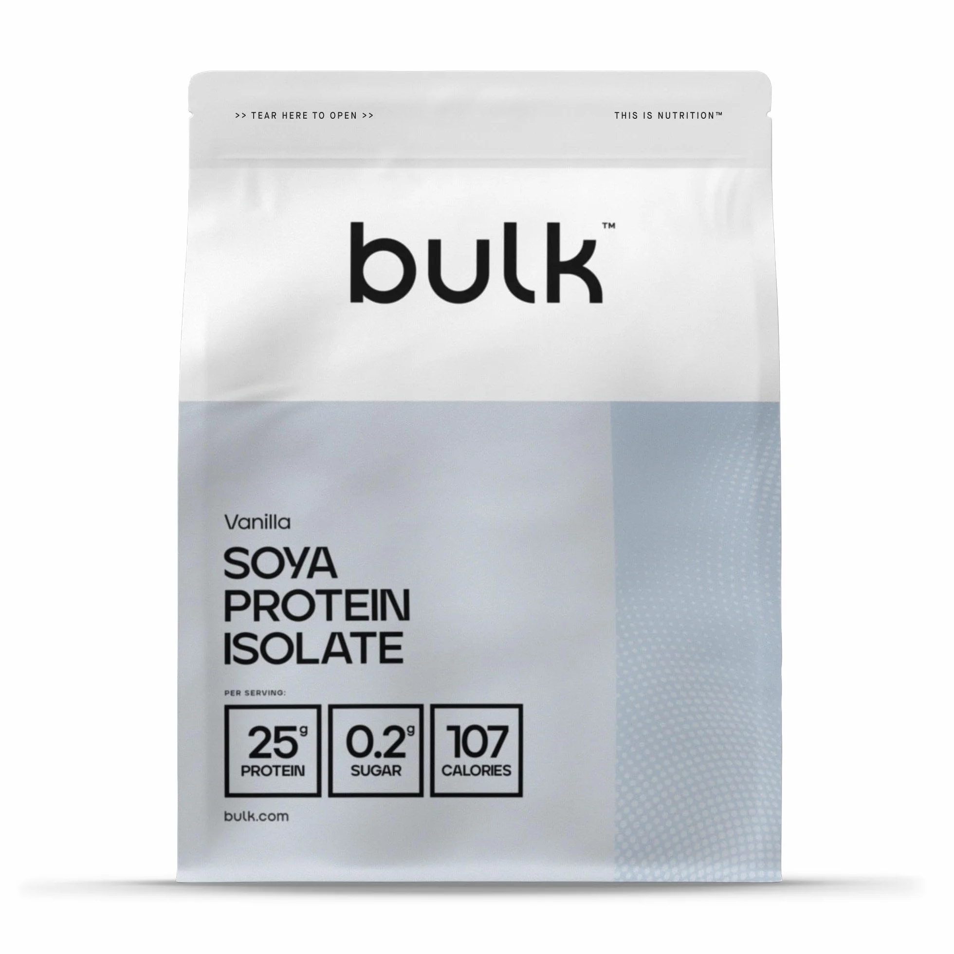Bulk Soya Protein Isolate Powder, Vegan Protein Shake, Vanilla, 1 kg