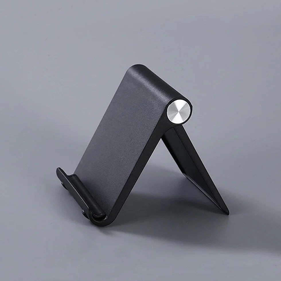 1pz Supporto Telefono Tablet Pieghevole, Supporto Creativo Portatile Desktop Regalo, Pieghevole Compatto Portatile, Stabile Adattamento Universale, Conveniente Pronto Per Regalo, Per Adulti, Perfetto