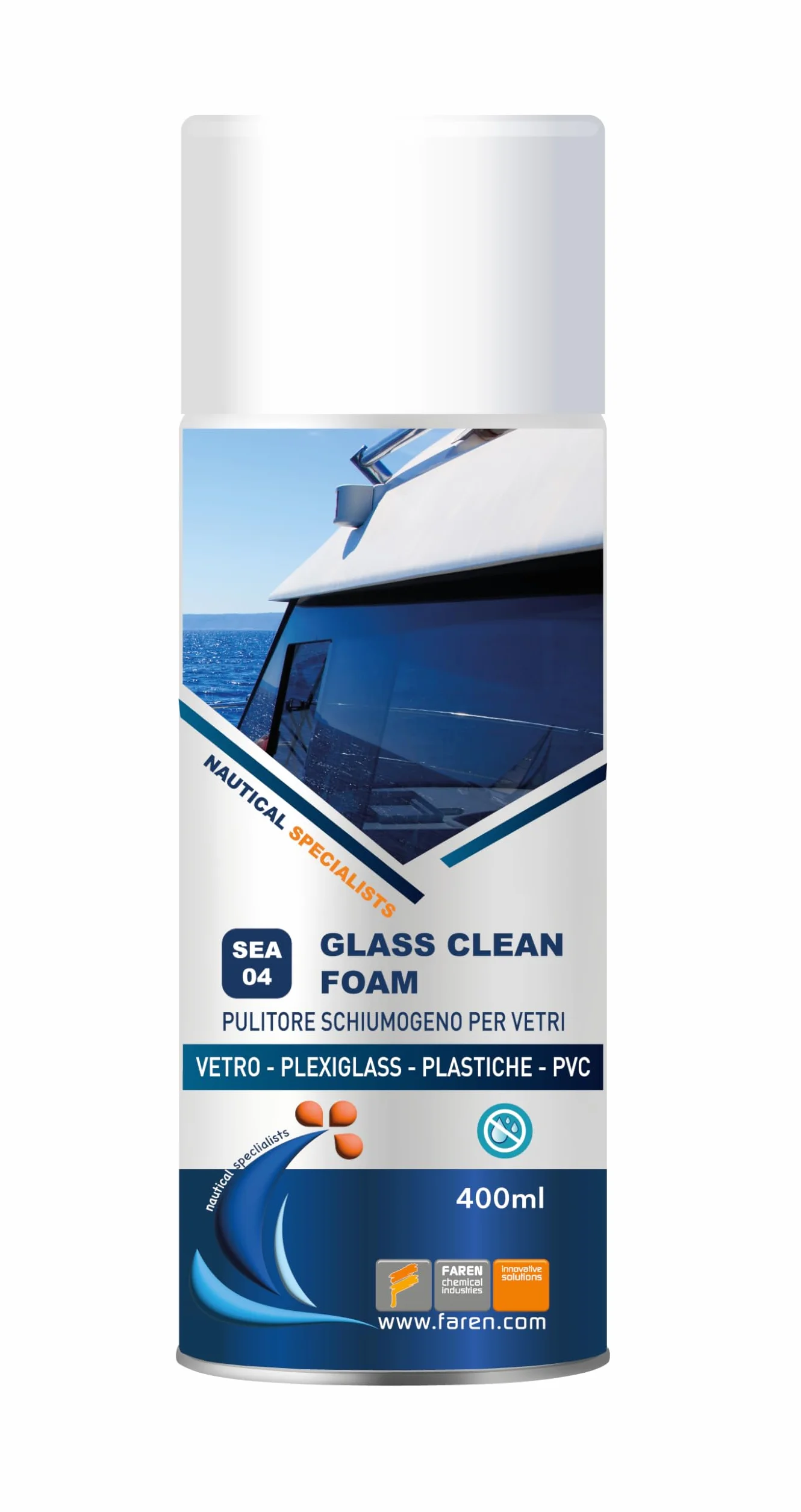 Faren SEA04 Pulitore Schiumogeno per Vetri 400ml (2)