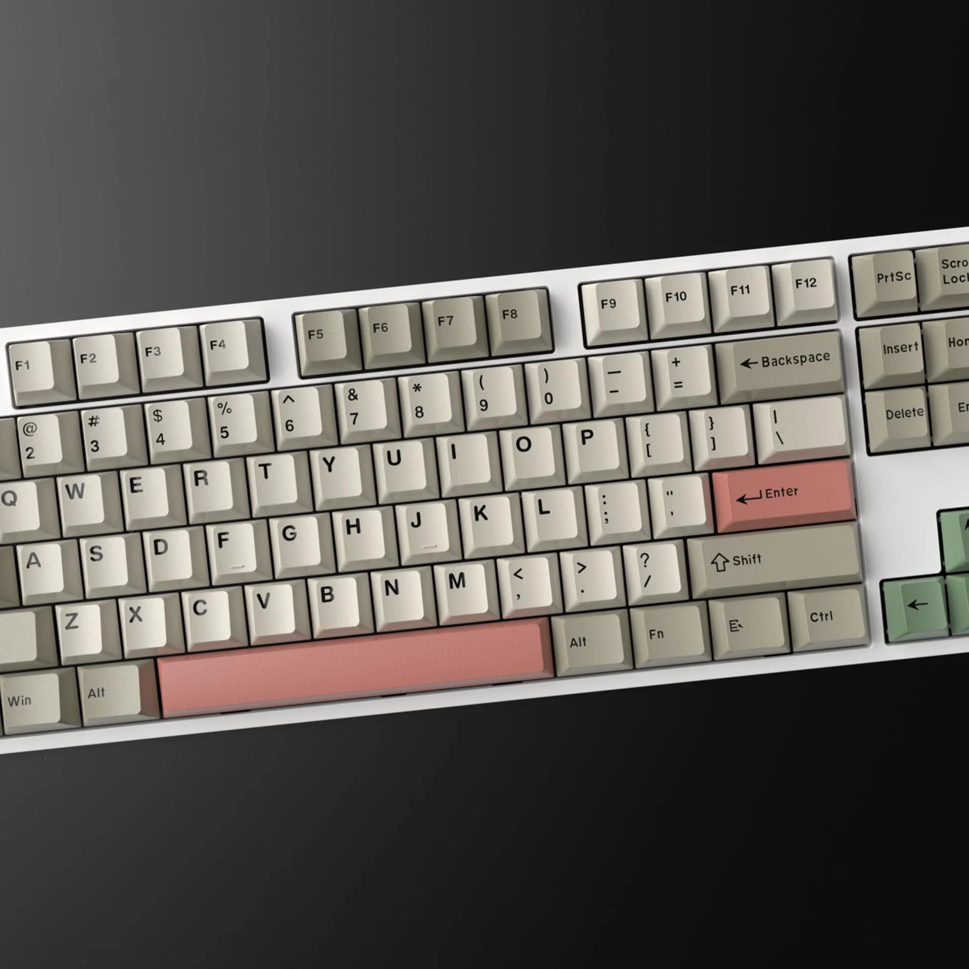 SOLIDEE Set di Keycaps PBT Profilo Cherry 169 Tasti, Keycaps Personalizzati, Keycaps PBT Resistenti allo Sbiadimento per Tastiere 60% 65% 75% TKL 100%, Compatibili con Switch MX (New 9009)
