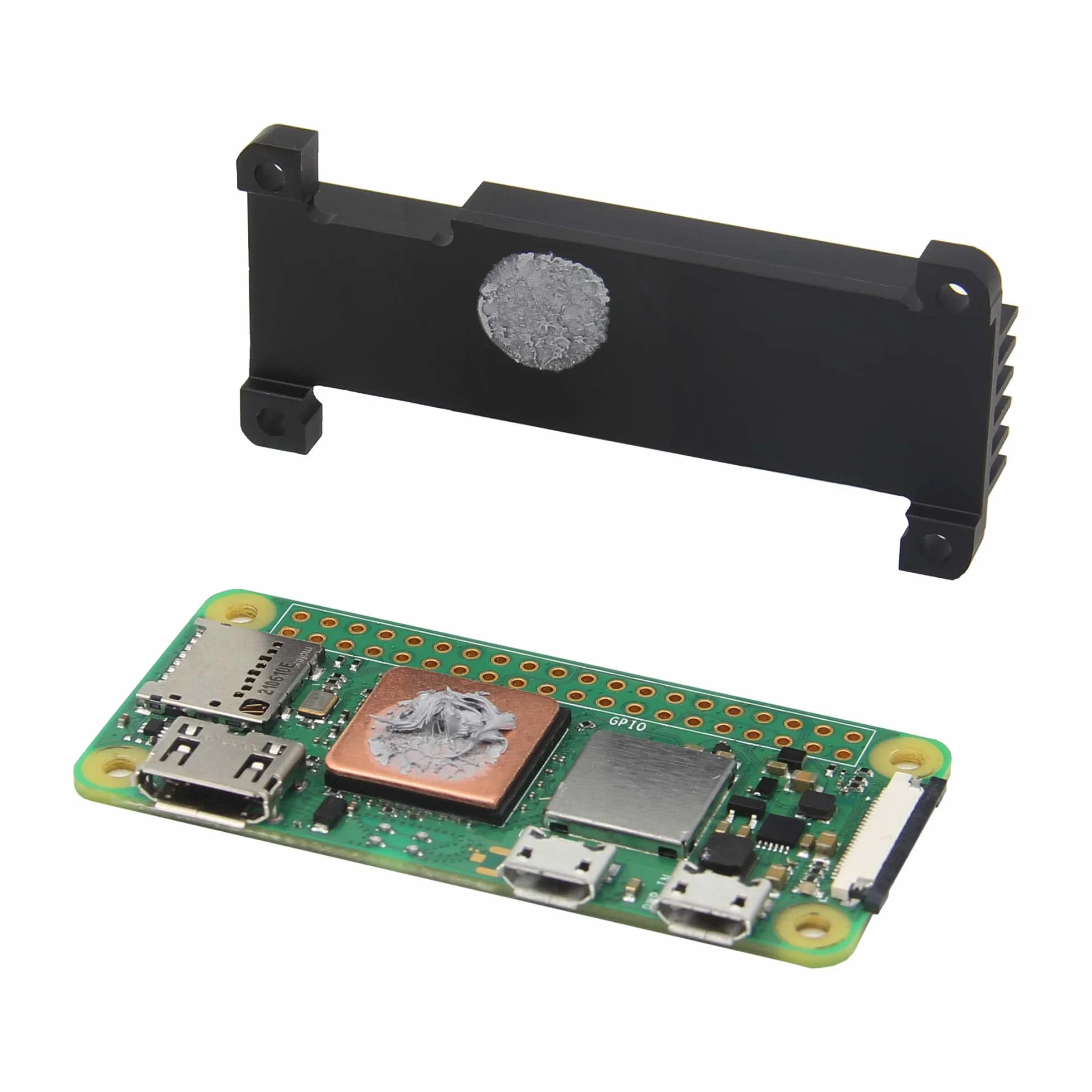 Geekworm Raspberry Pi Zero 2 W Dissipatore di calore, 10mm lega di alluminio Accessori radiatore (C296)