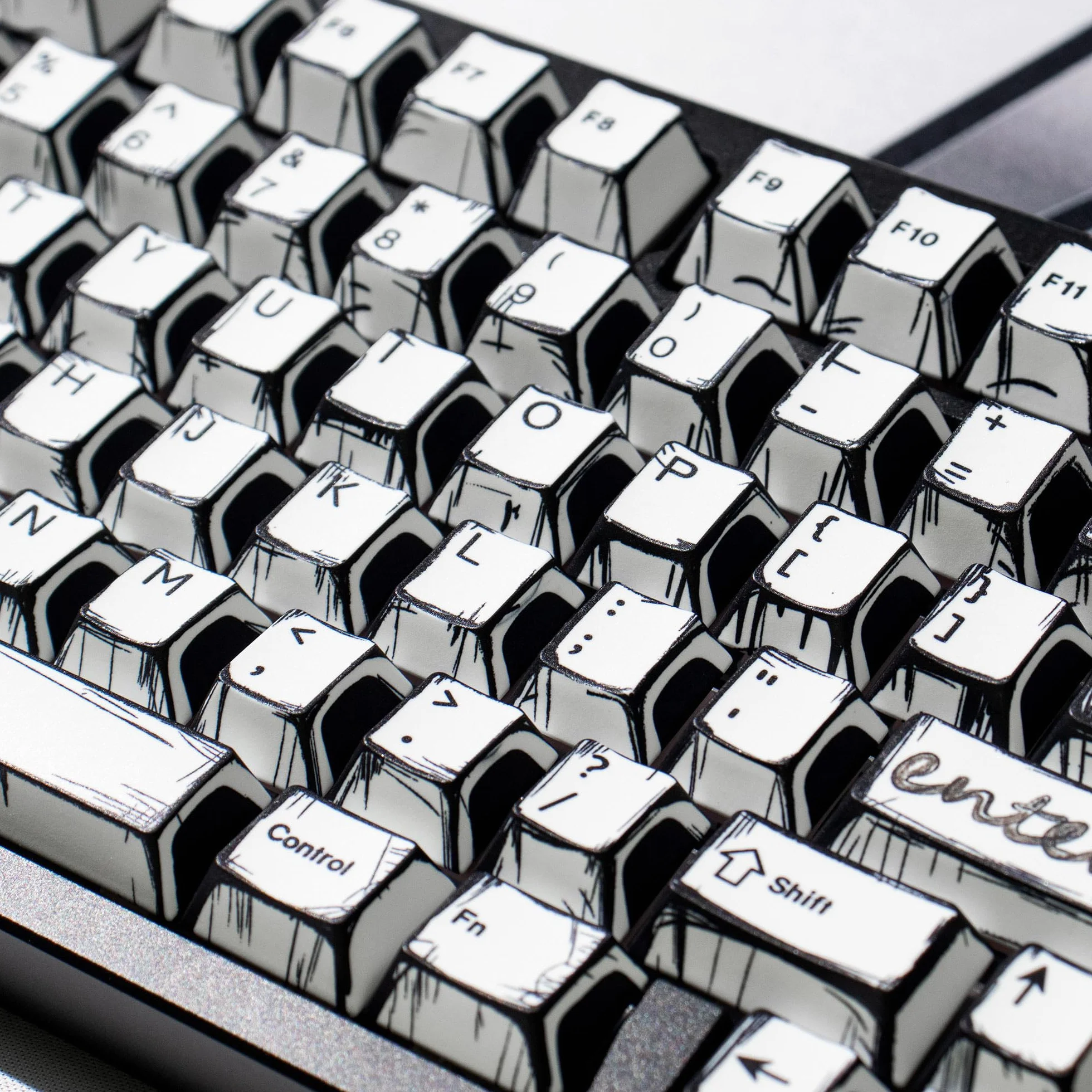 mintcaps PBT Retro Keycaps - Set di 141 tasti Cherry Profile Dye-Sub per Tastiera Meccanica Cherry MX