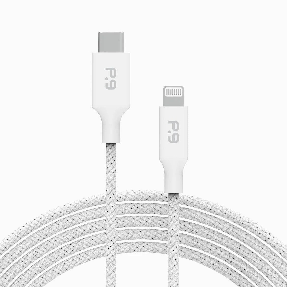 PureGear Cavo intrecciato da USB C a Lightning, certificato Apple MFi, cavo di ricarica e sincronizzazione dati, supporto alimentazione e caricabatterie di tipo C per iPhone 14, 14 Pro, 14 Pro Max, 13