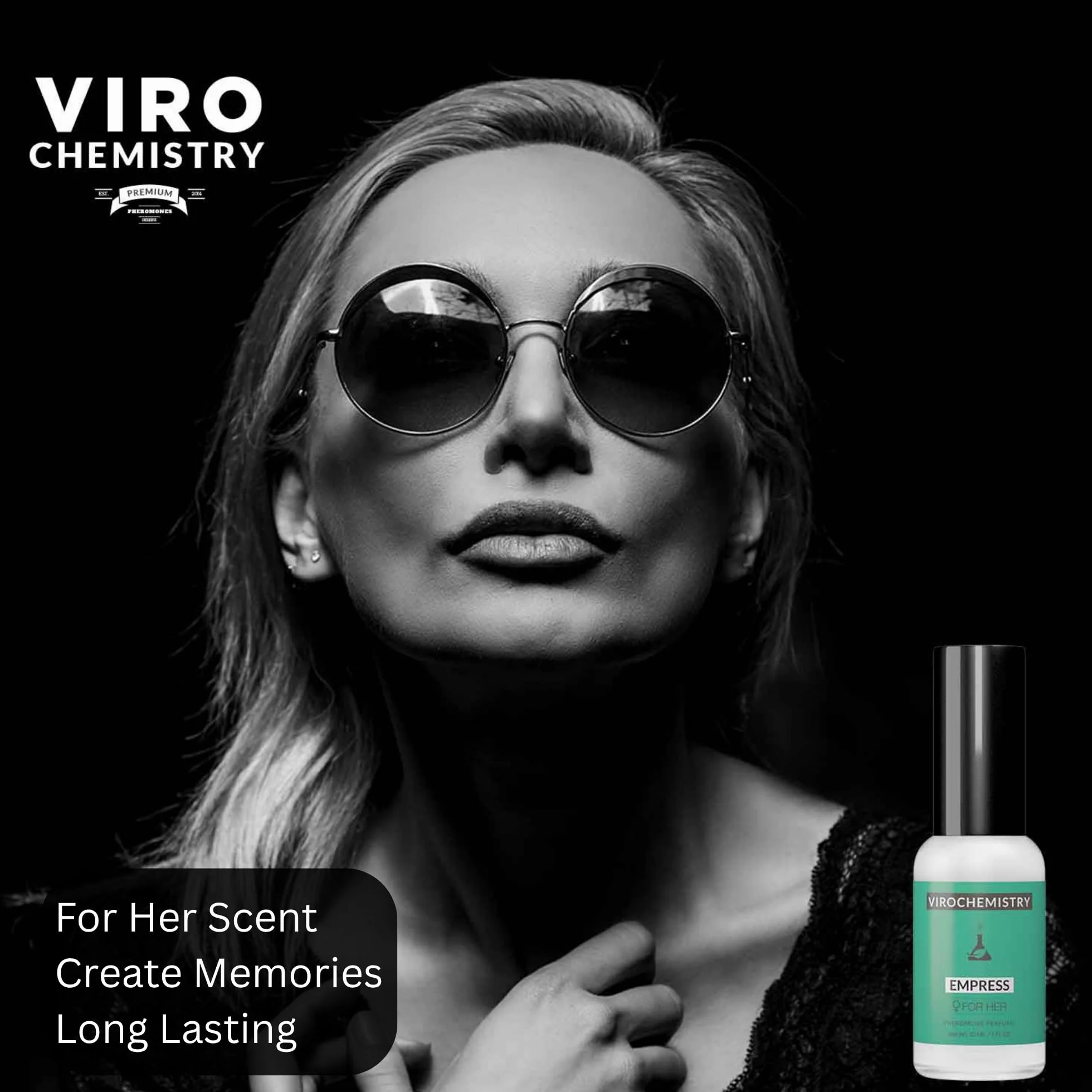 ViralChemistry feromone per le donne imperatrice ultra strength profumo biologico corpo 1 fl oz