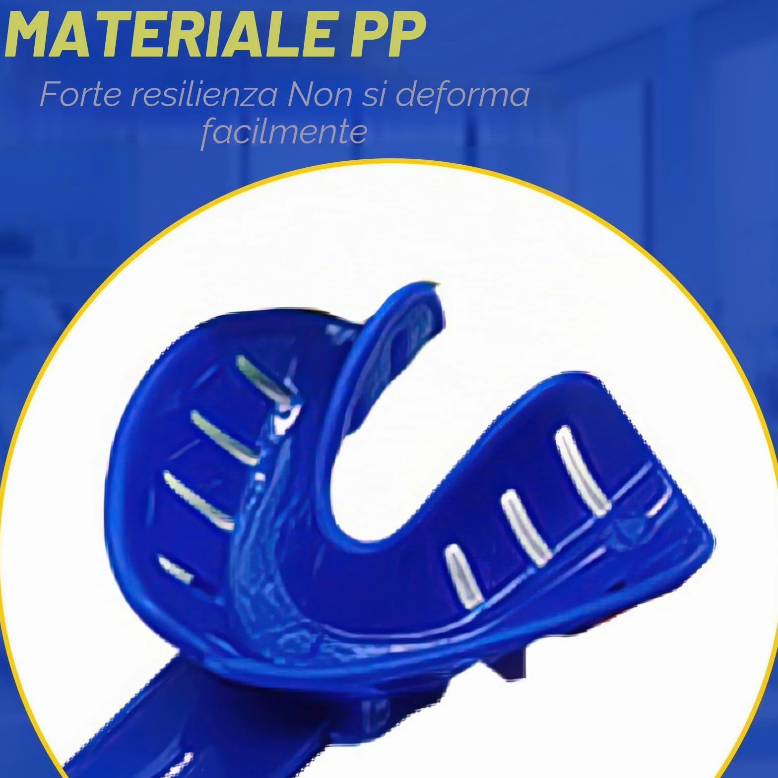 Set per impronta dentale in gesso con cucchiai superiore e inferiore