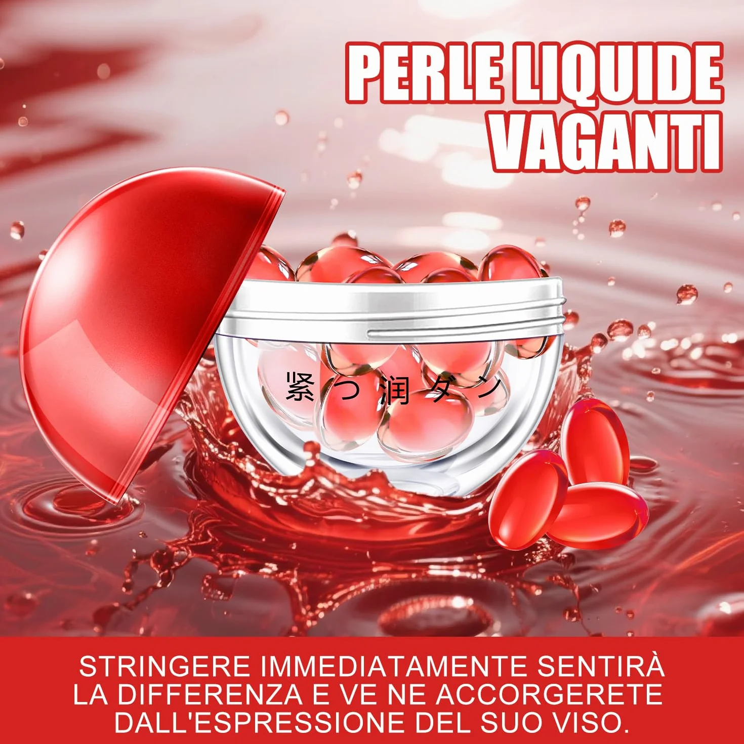 Yoni Liquibeads Donna Rassodante Intimo Gel vaginale rassodante migliora sensibilità pH naturale ripristina elasticità cura intima femminile