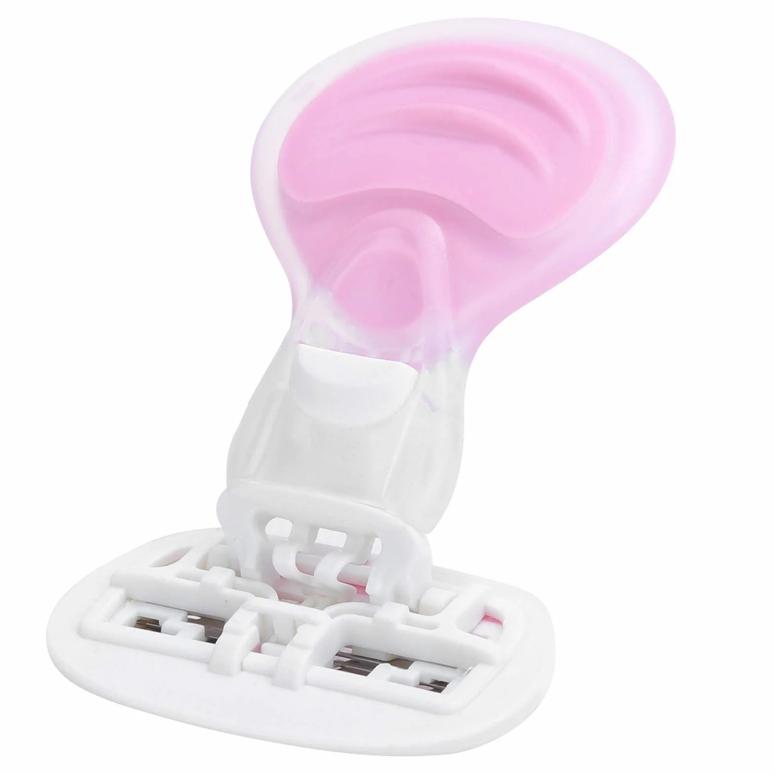 Brrnoo Rasoio Donna 4 Lame Acciaio Inossidabile Flexball Testina Girevole Custodia Viaggio