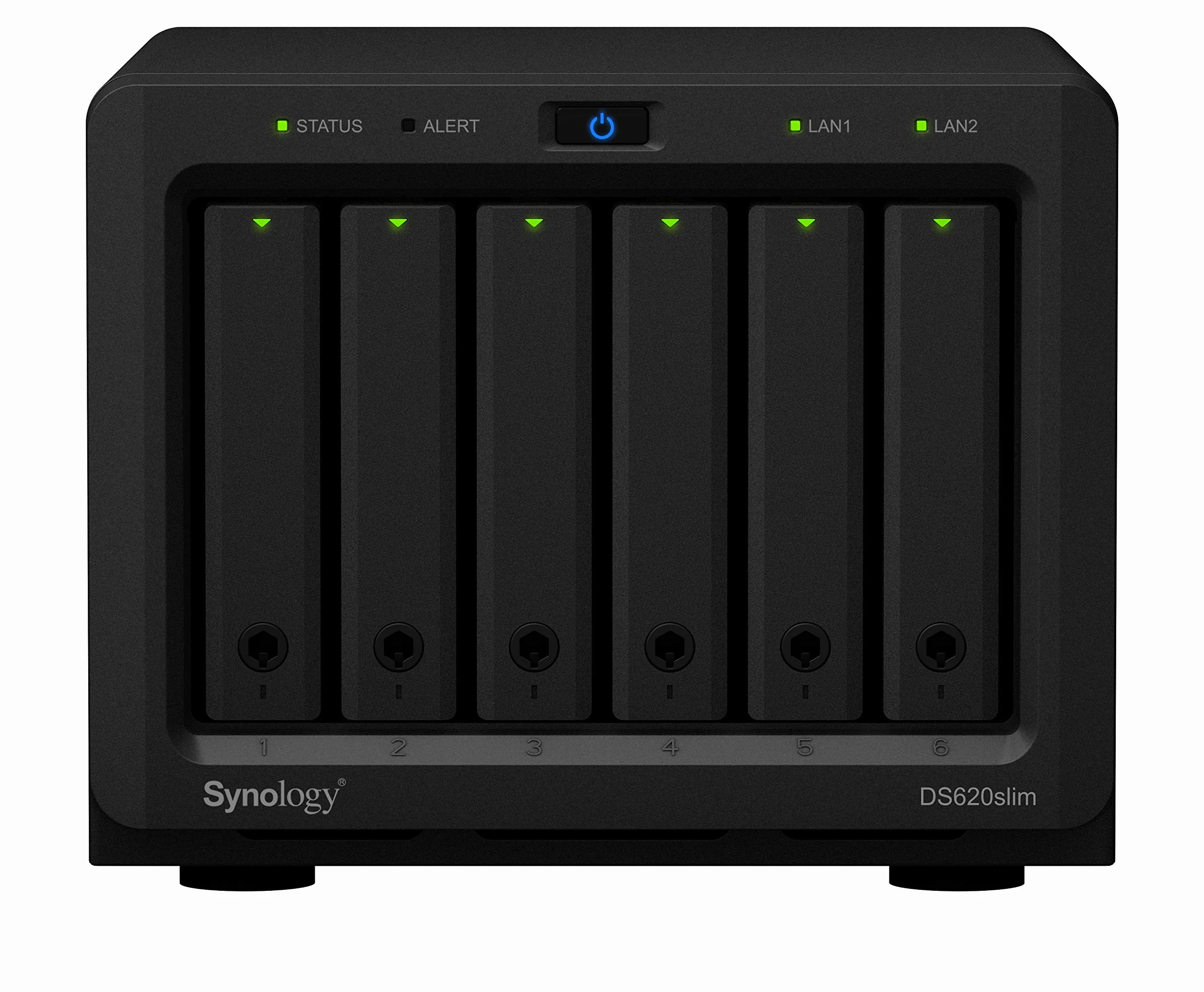 Synology DiskStation DS620slim 6-Bay NAS 2.5" SATA HDD/SSD 2x Gigabit LAN 2x USB 3.0 2GB RAM