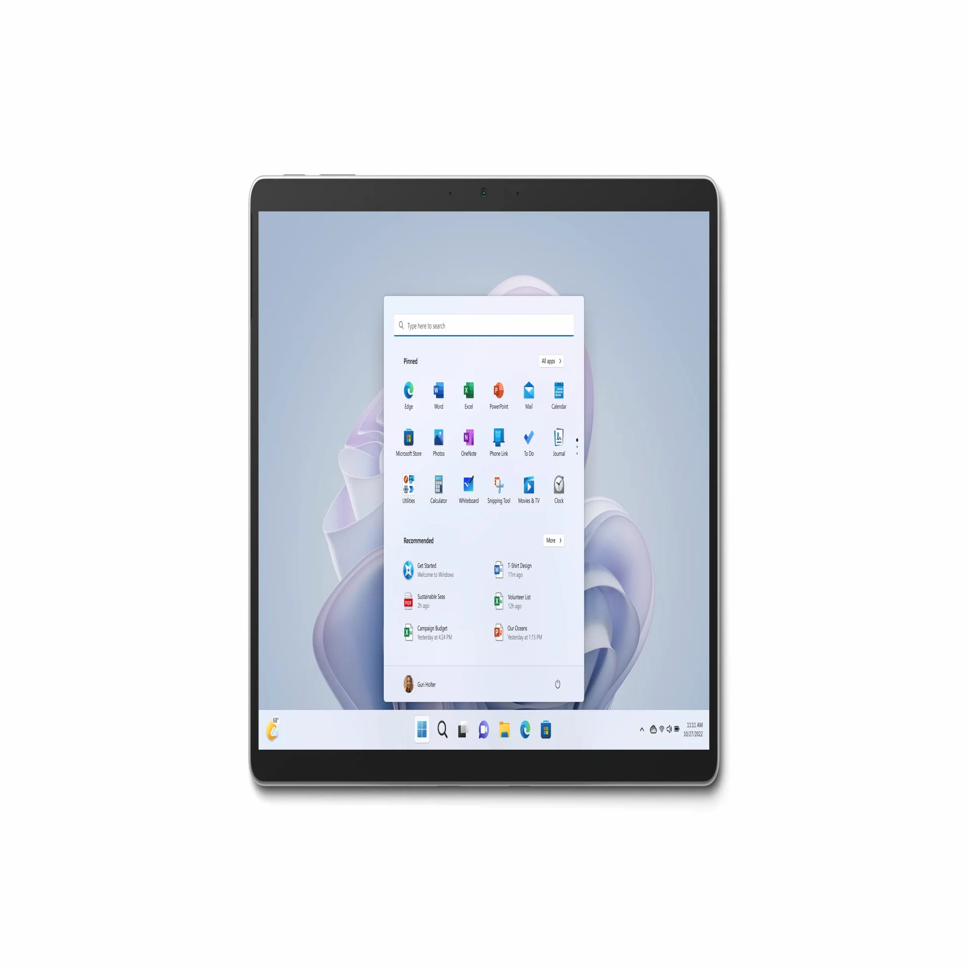 Microsoft Surface Pro 9 13" Intel Evo 12ª Gen i5 16GB 256GB Iris Xe Windows 11 Platino Ricondizionato