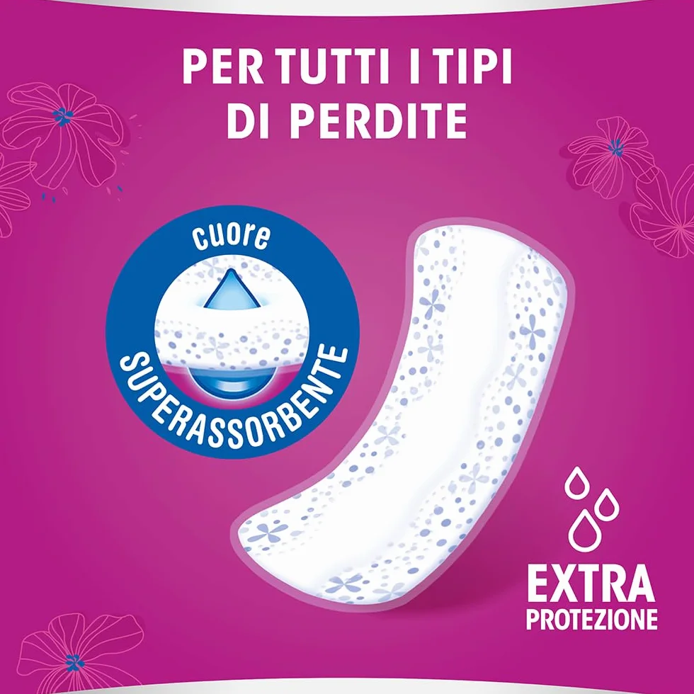 LINES INTERVALLO LADY PROTEGGISLIP salvaslip distesi protezione aggiuntiva zero odore confezione scorta