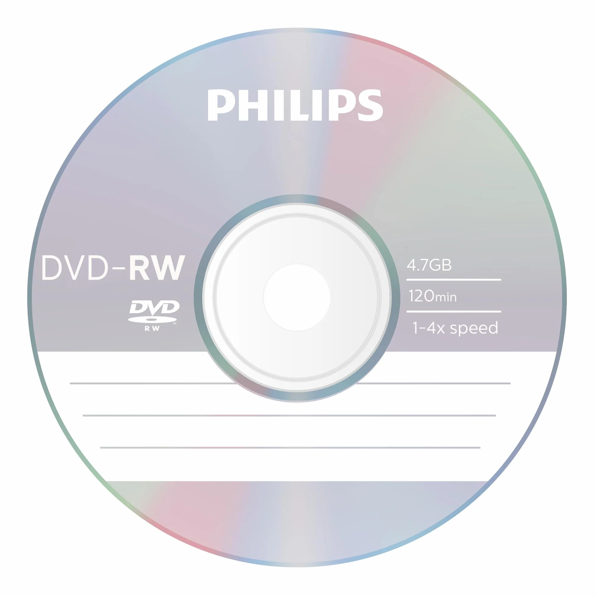 Philips DVD-RW 4.7GB - Confezione da 10
