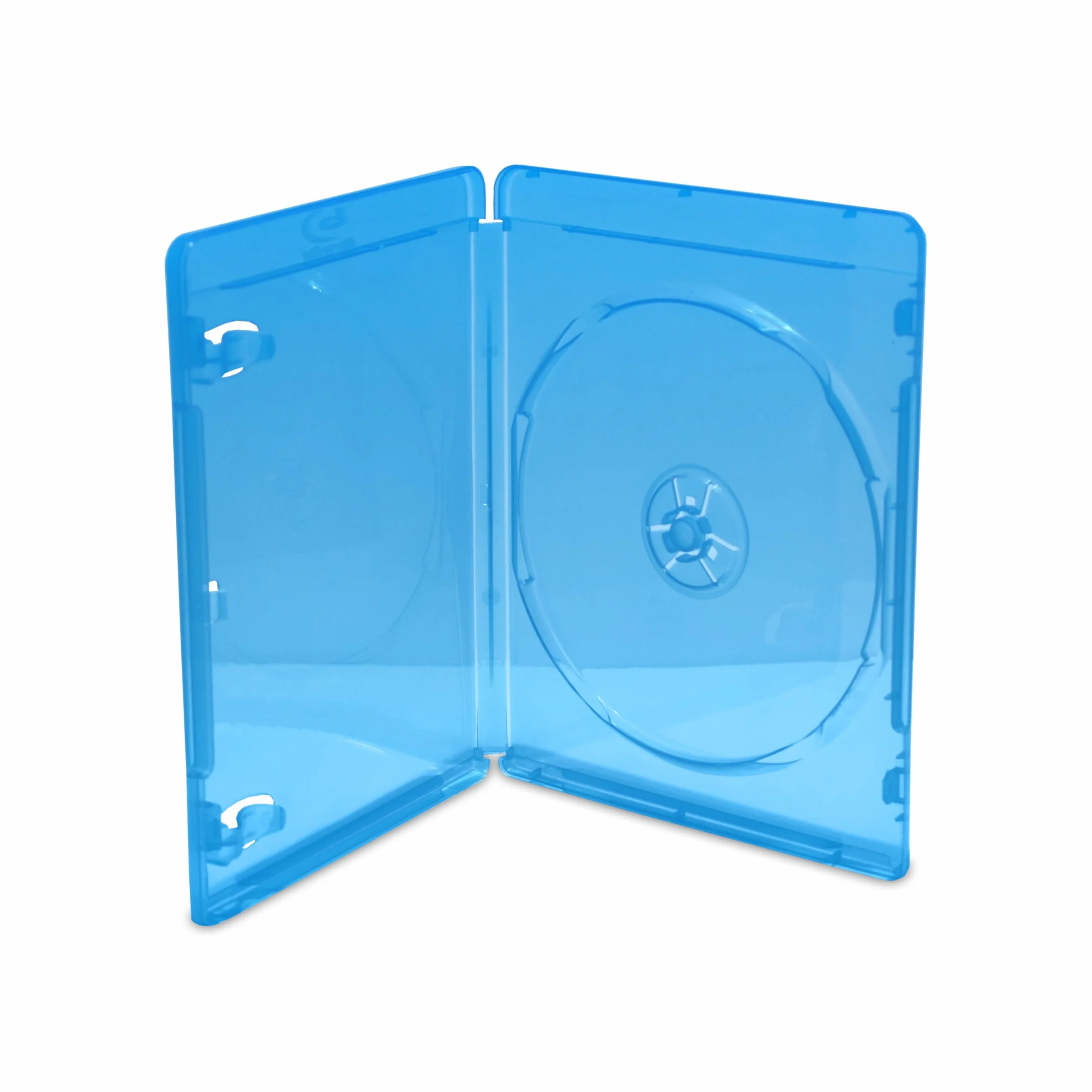 Custodie Mediarange per cd, dvd e blu ray slim 11mm con tasca trasparente per copertina, confezione da 5 pezzi